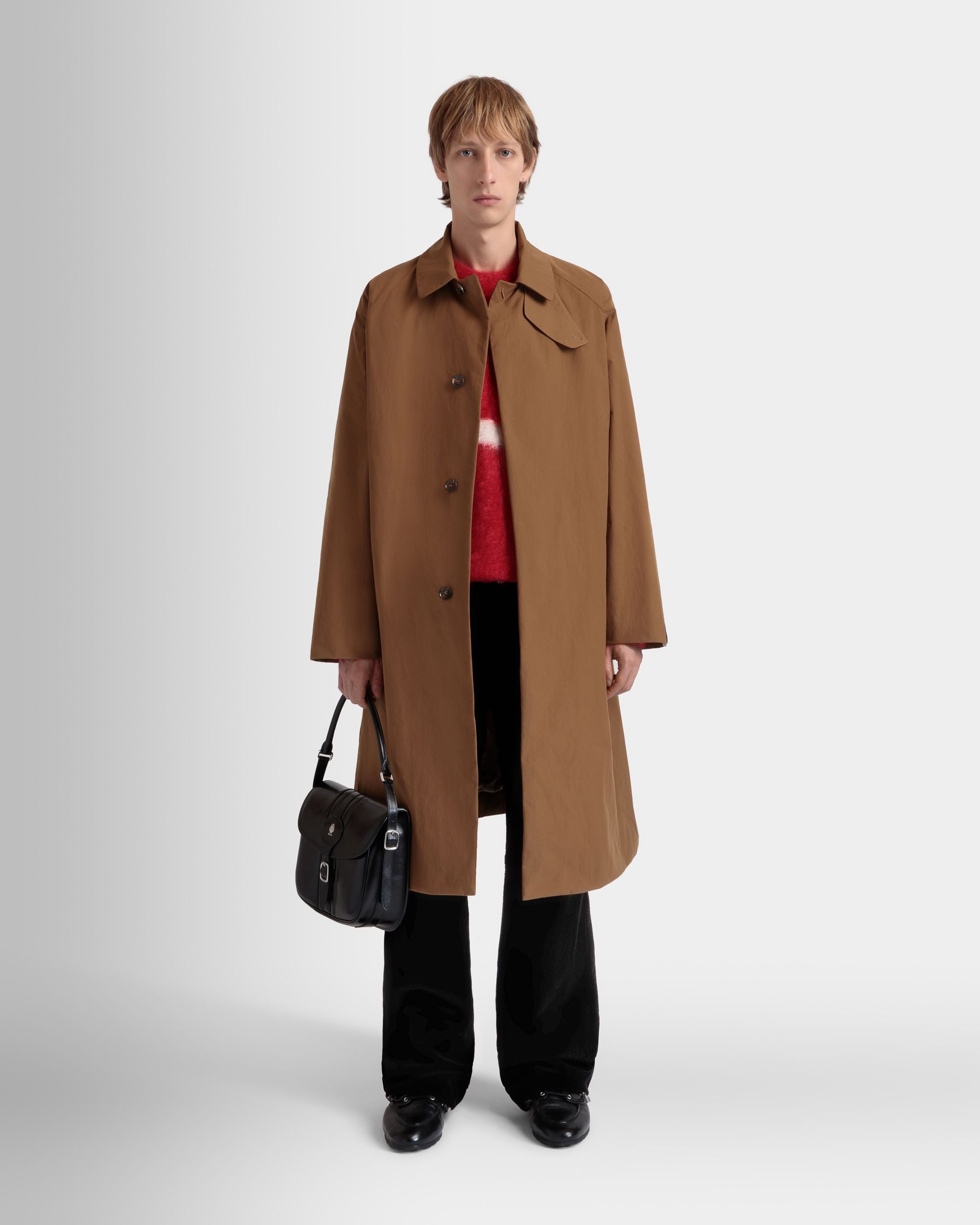 Gabardina De Nailon Marrón - Hombre - Bally - 03