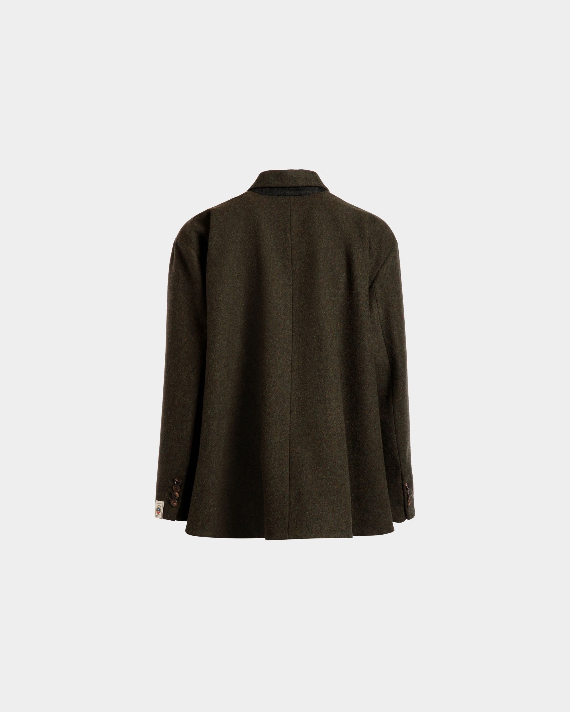 Blazer De Lana Verde Oscuro - Hombre - Bally - 04