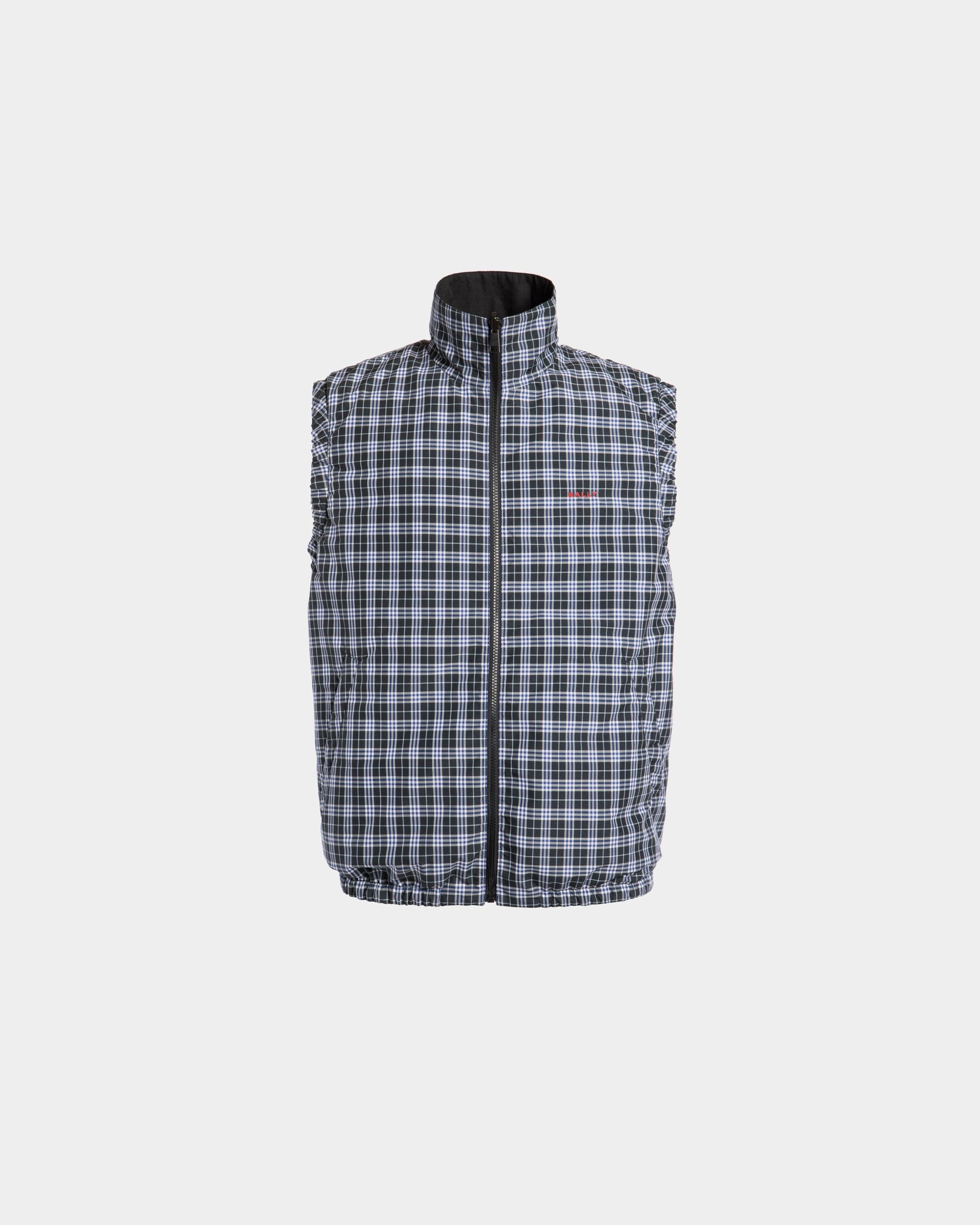 Chaleco Reversible De Mezcla De Algodón Negro - Hombre - Bally - 05