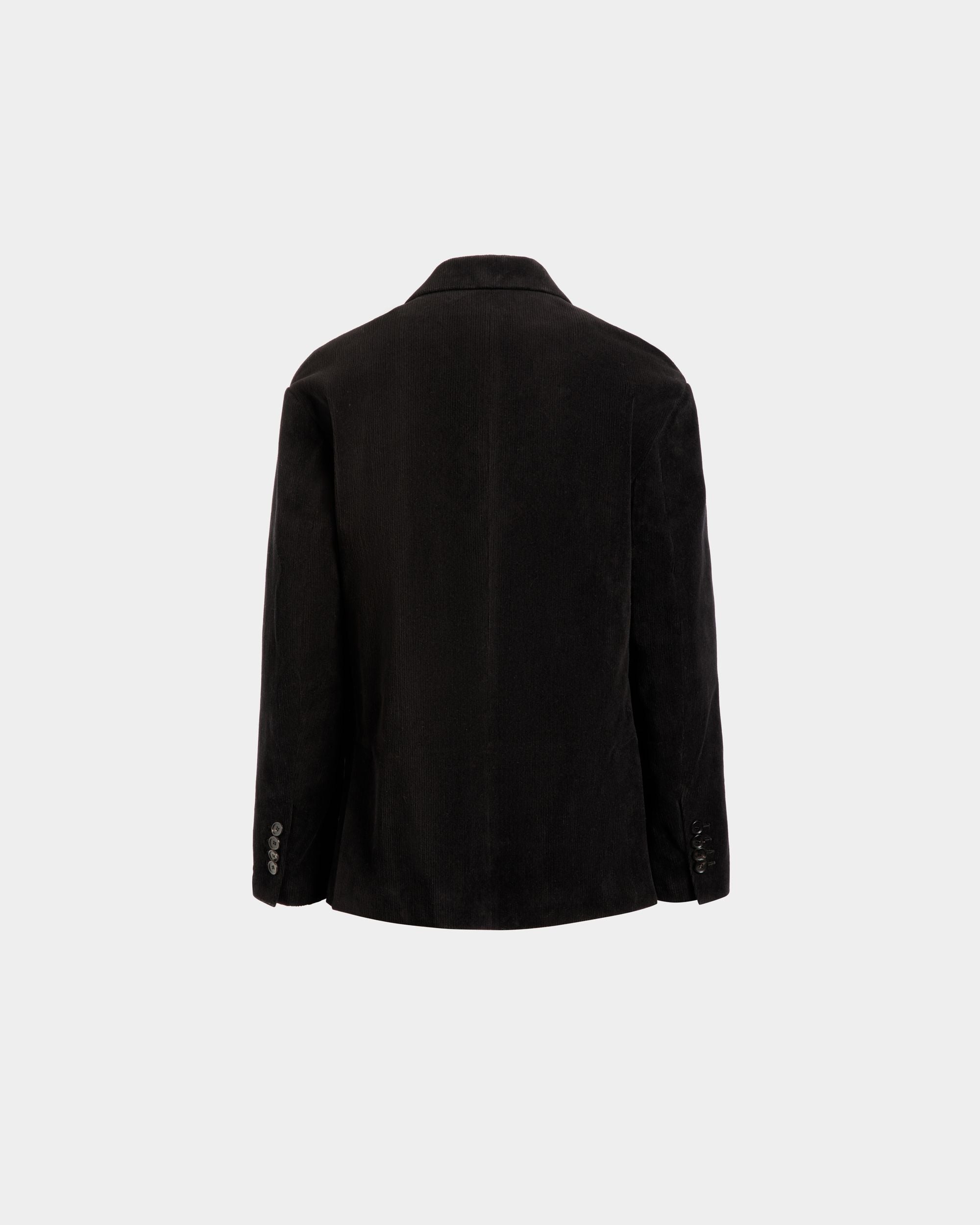 Blazer In Black Cotton Corduroy - Men's - Bally - 07
