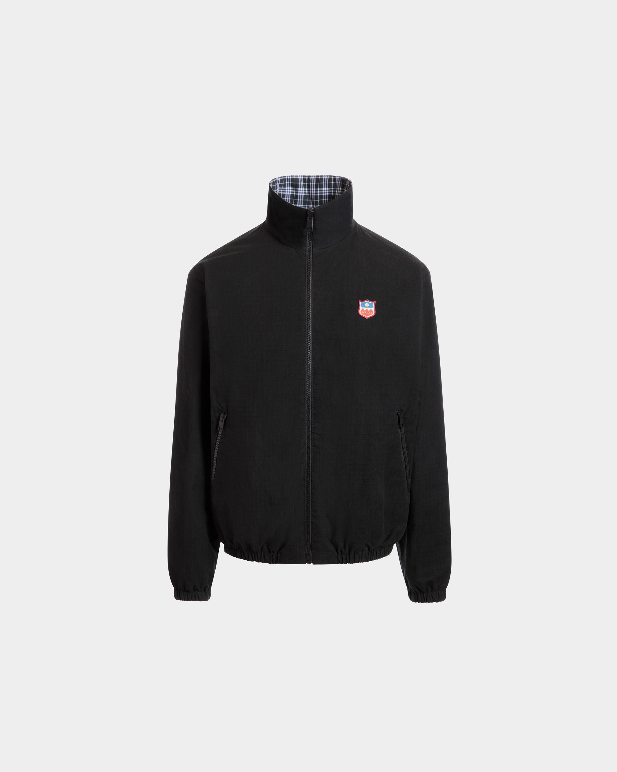 Bómber Reversible De Mezcla De Algodón Negro - Hombre - Bally - 01