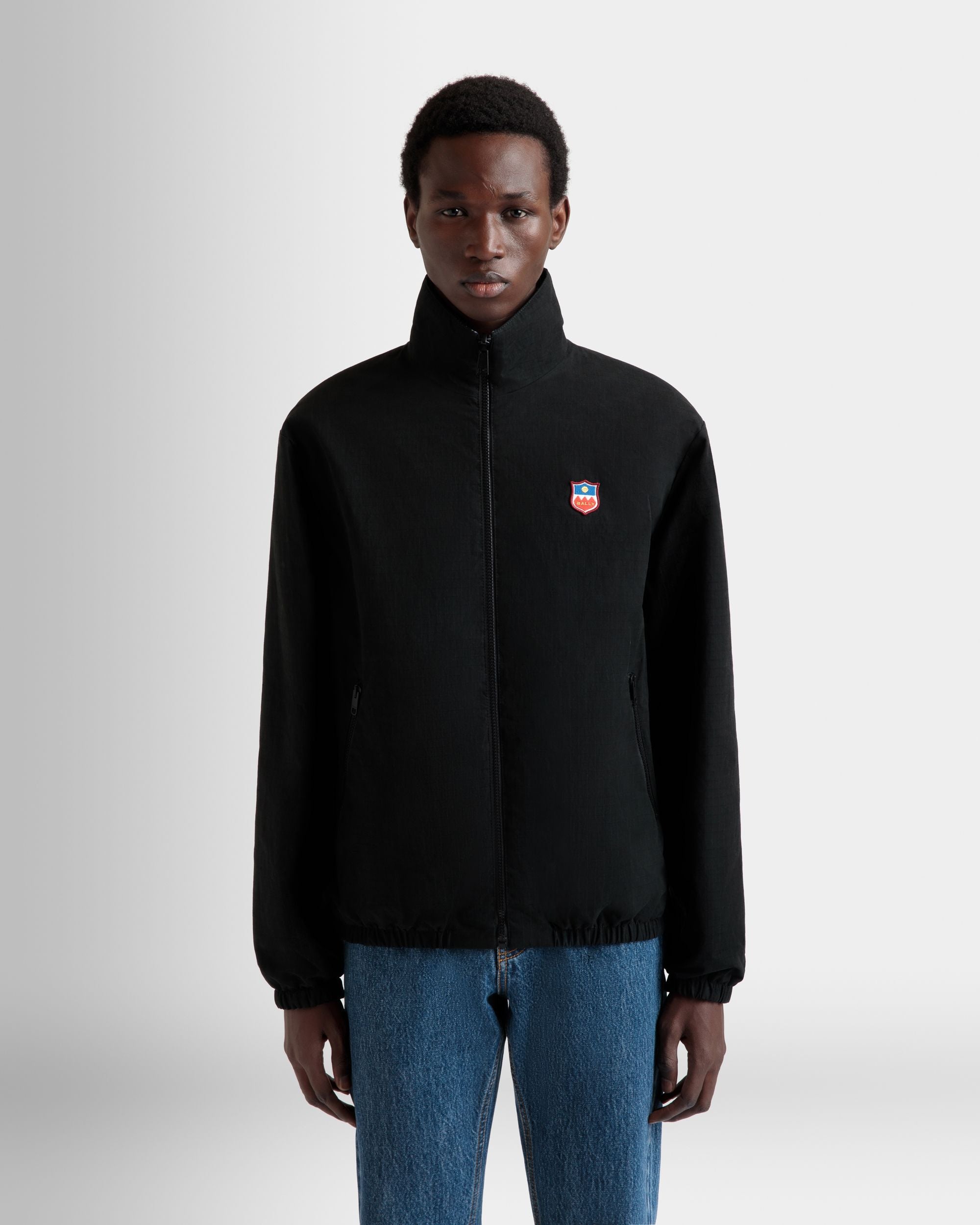 Bómber Reversible De Mezcla De Algodón Negro - Hombre - Bally - 08