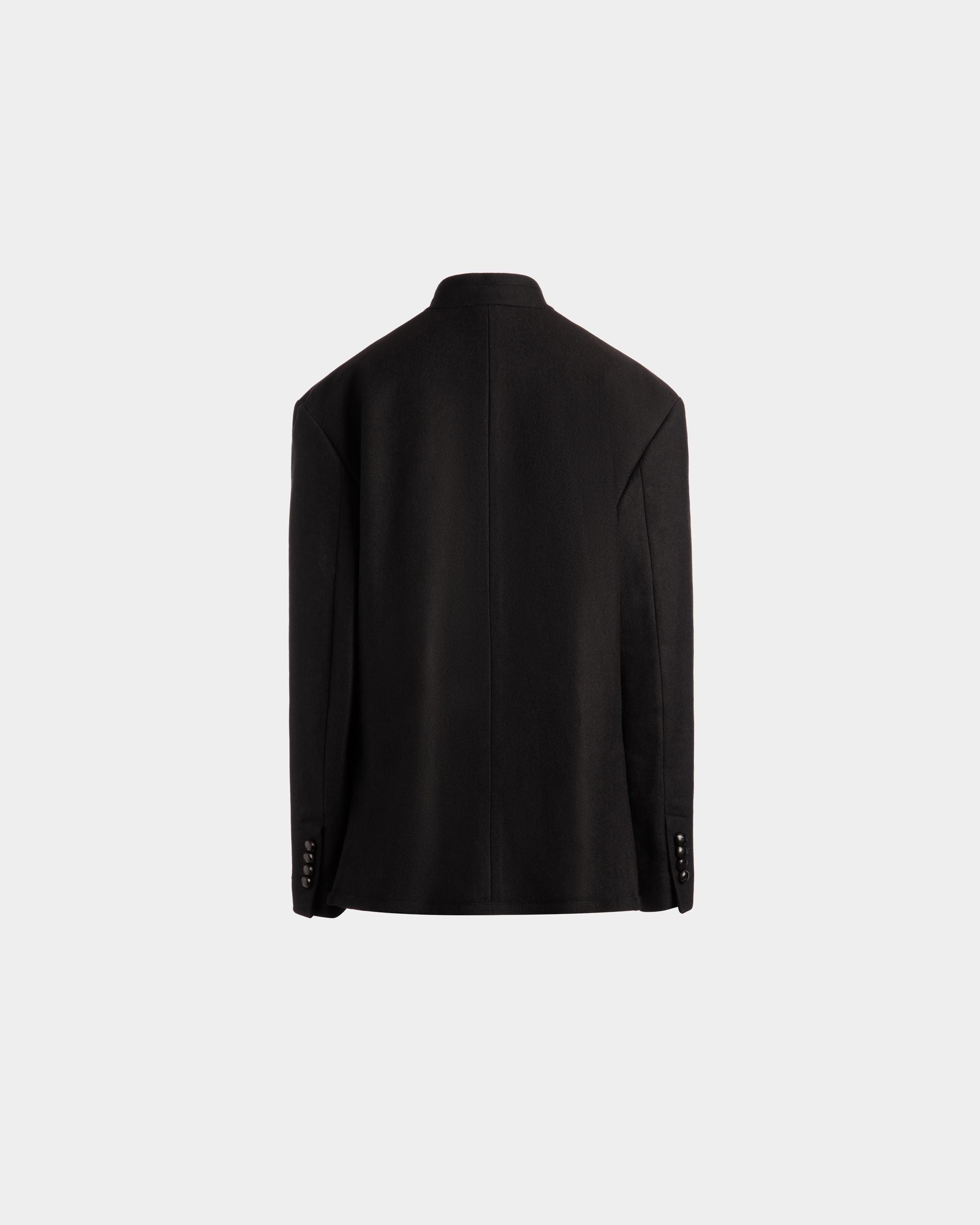 Blazer De La Cápsula Winter De Mezcla De Lana Negra - Hombre - Bally - 07