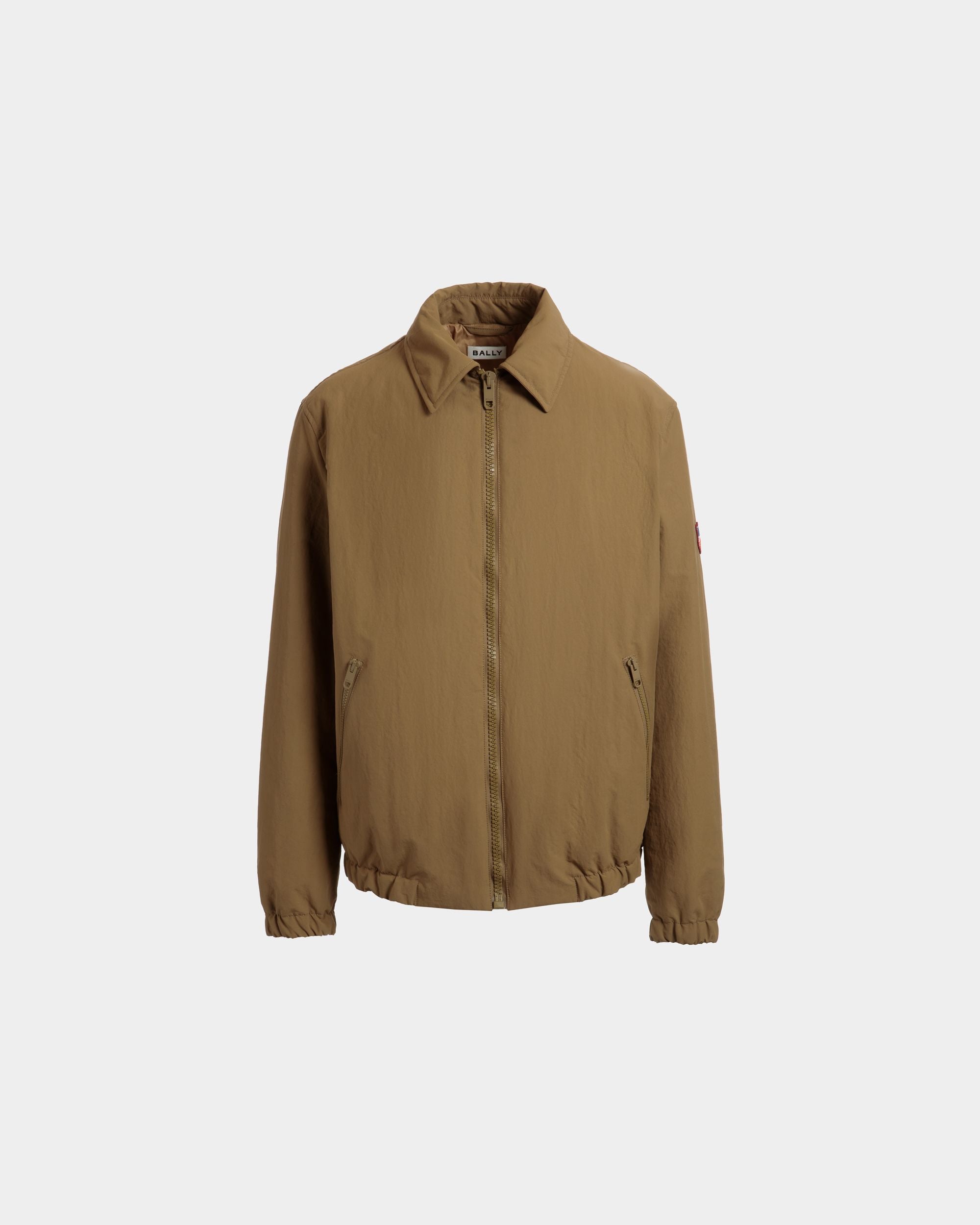 Chaqueta Camisera De Nailon Camel - Hombre - Bally - 05