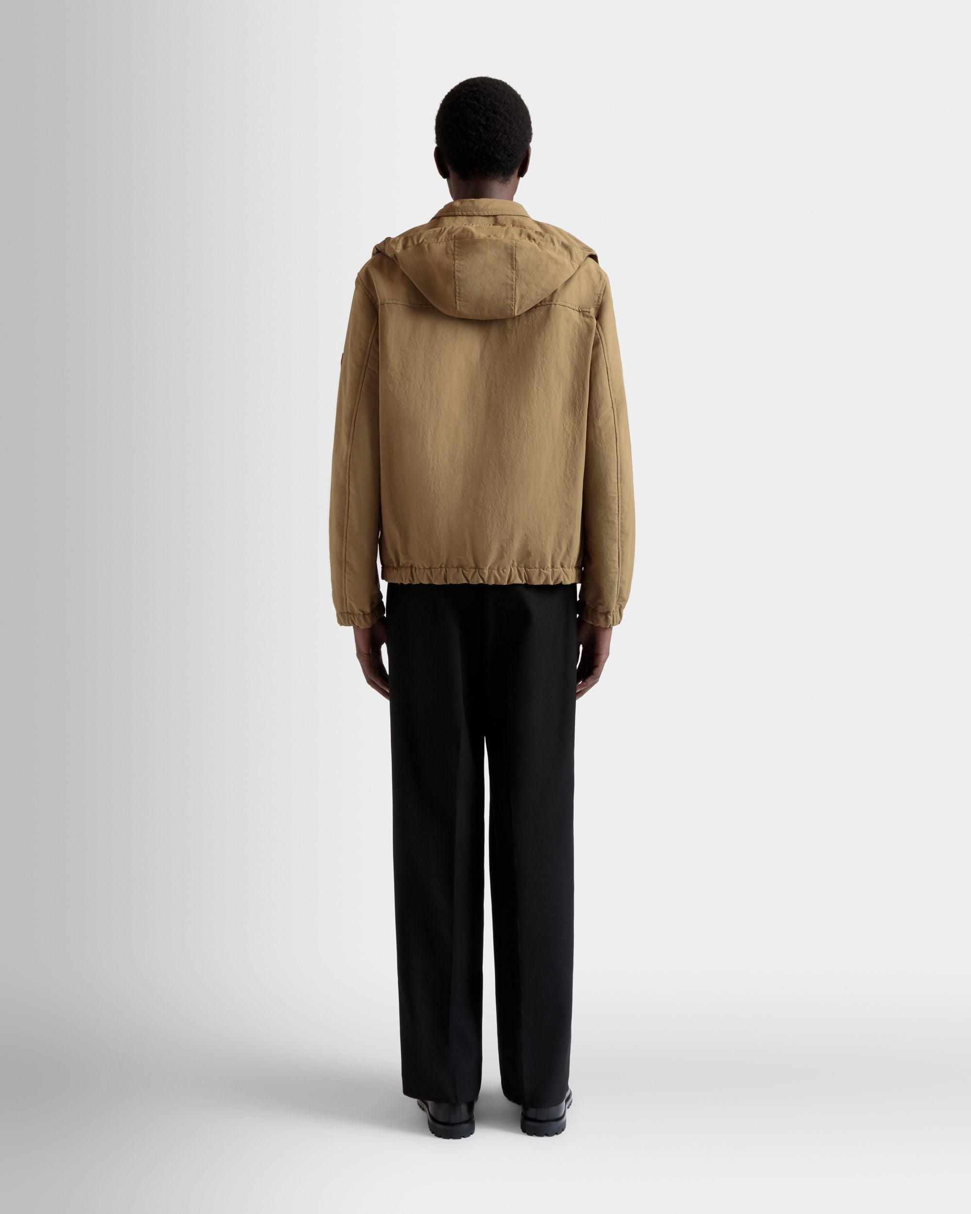 Chaqueta Camisera De Nailon Camel - Hombre - Bally - 07