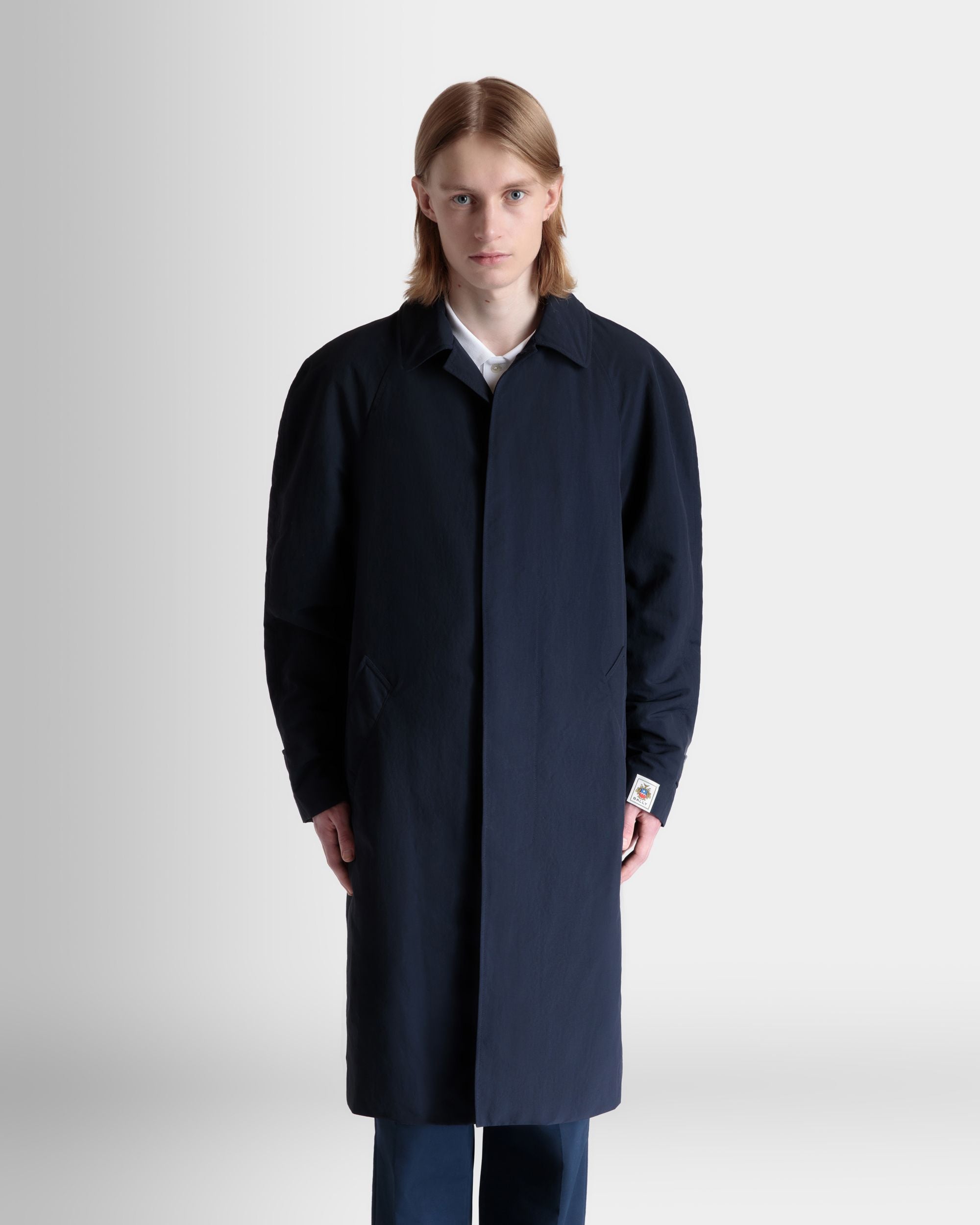 Gabardina De Nailon Navy Blue - Hombre - Bally - 08