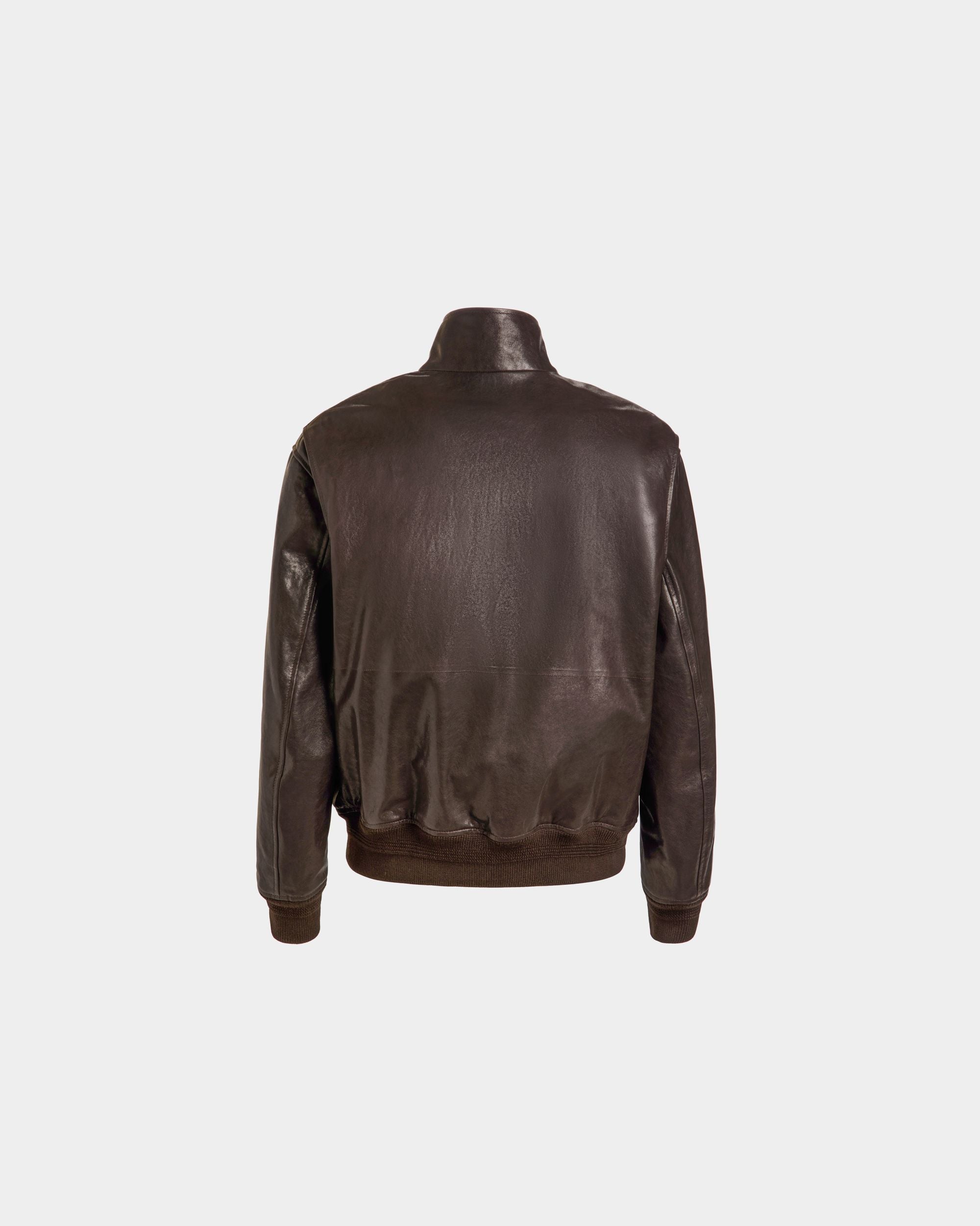 Cazadora Bómber De Piel De Ébano - Hombre - Bally - 07