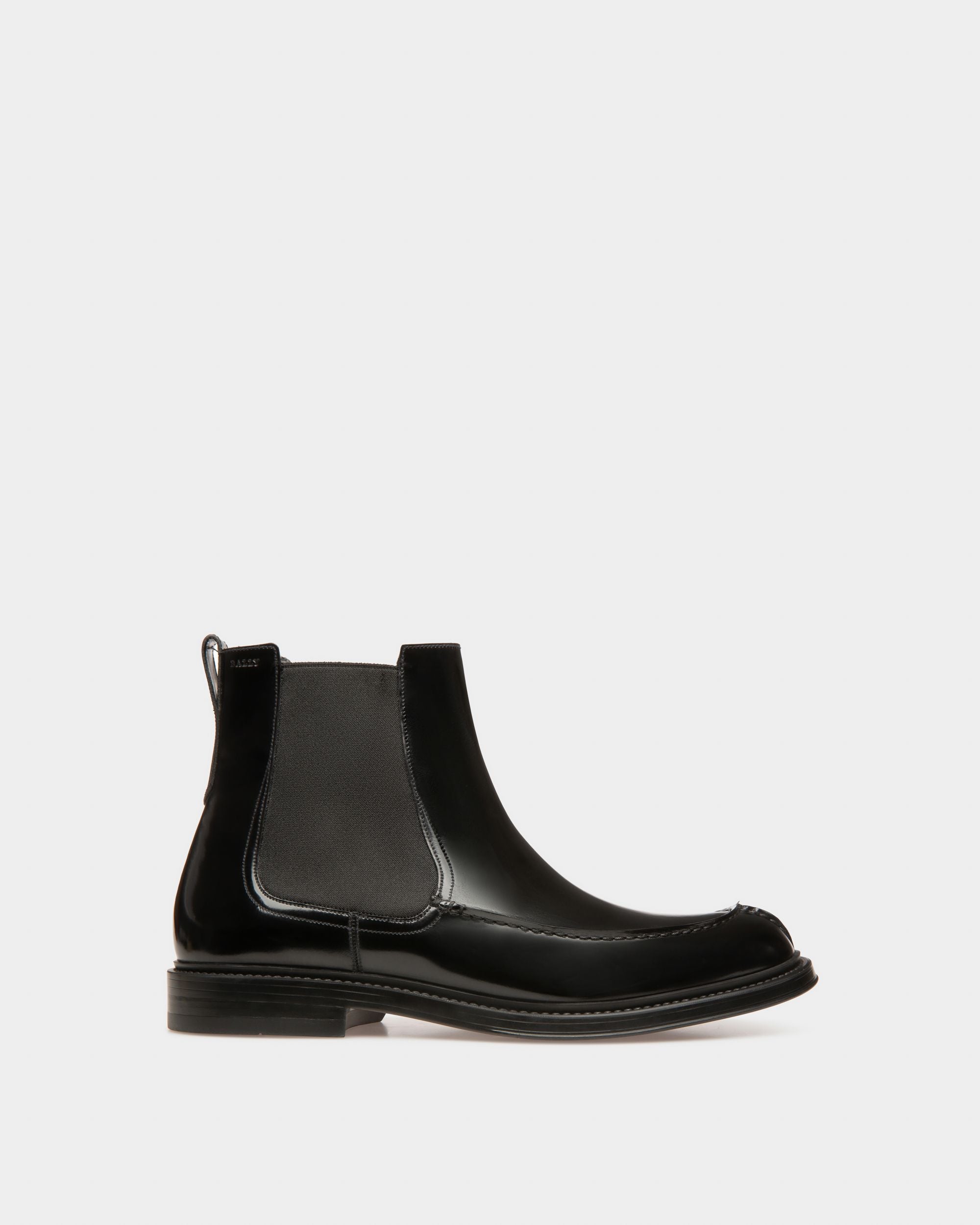 Nidro Botines En Cuero De Color Negro - Hombre - Bally - 01