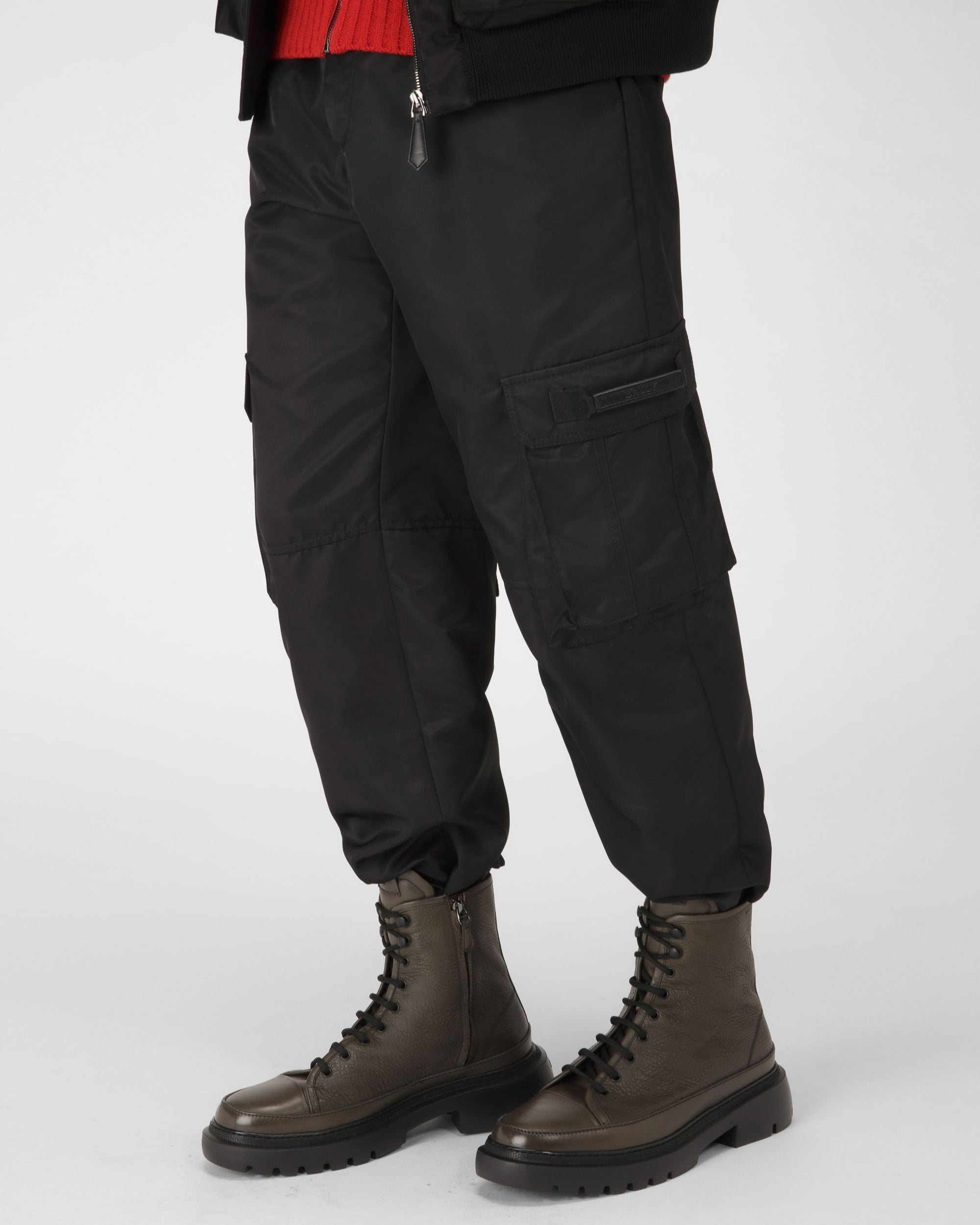 Vatiz Leather Boots In Army Green - Men's - Bally - 07