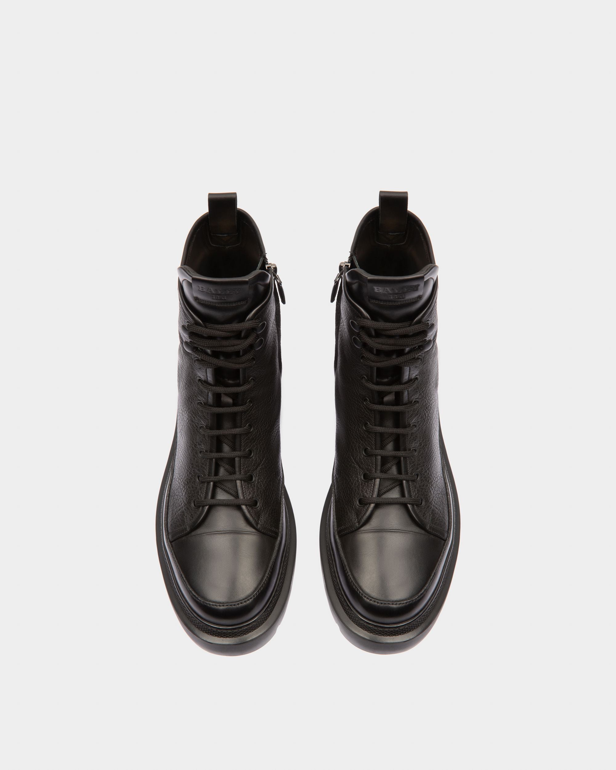 Vatiz Botines En Cuero De Color Negro - Hombre - Bally - 02