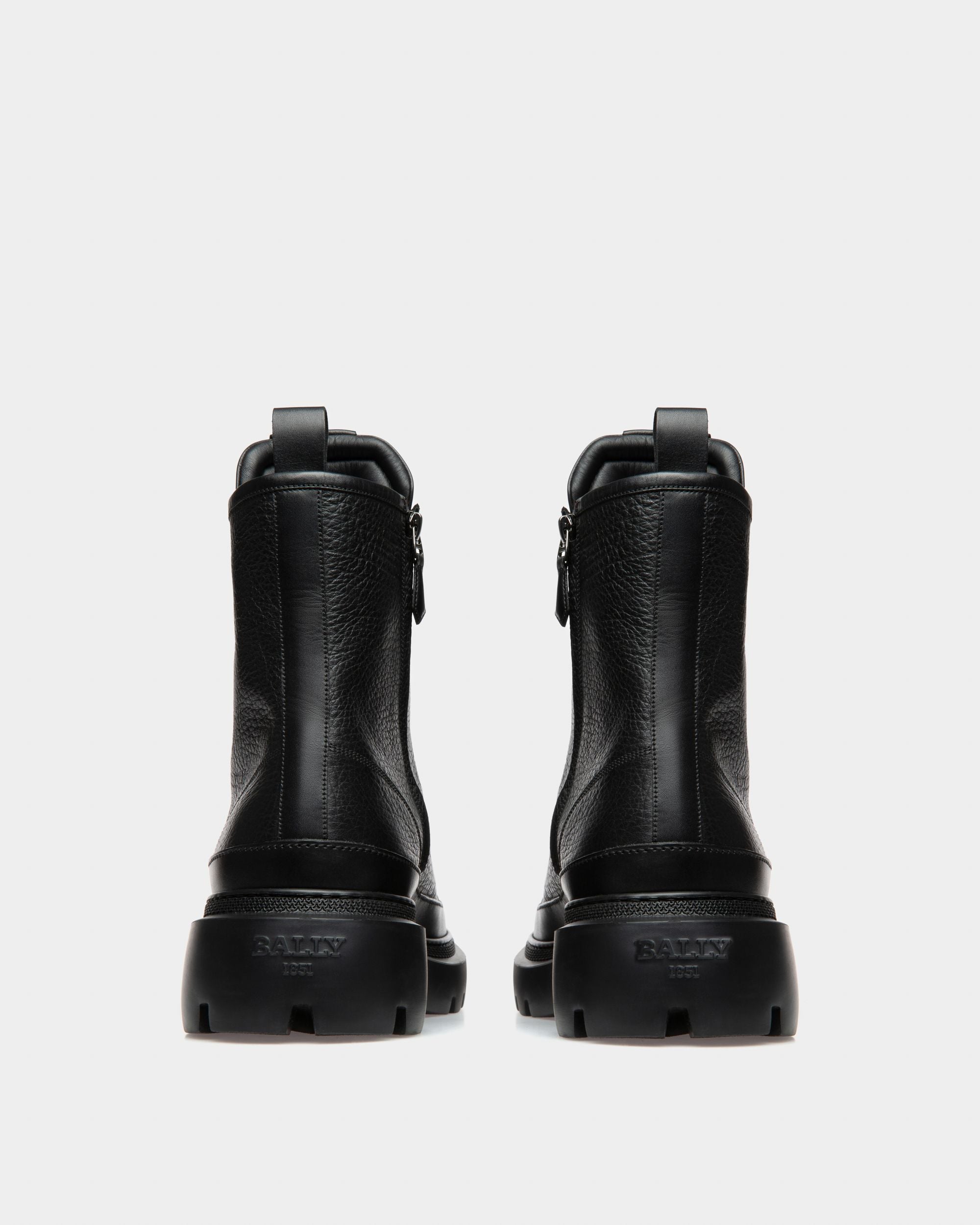 Vatiz Botines En Cuero De Color Negro - Hombre - Bally - 04