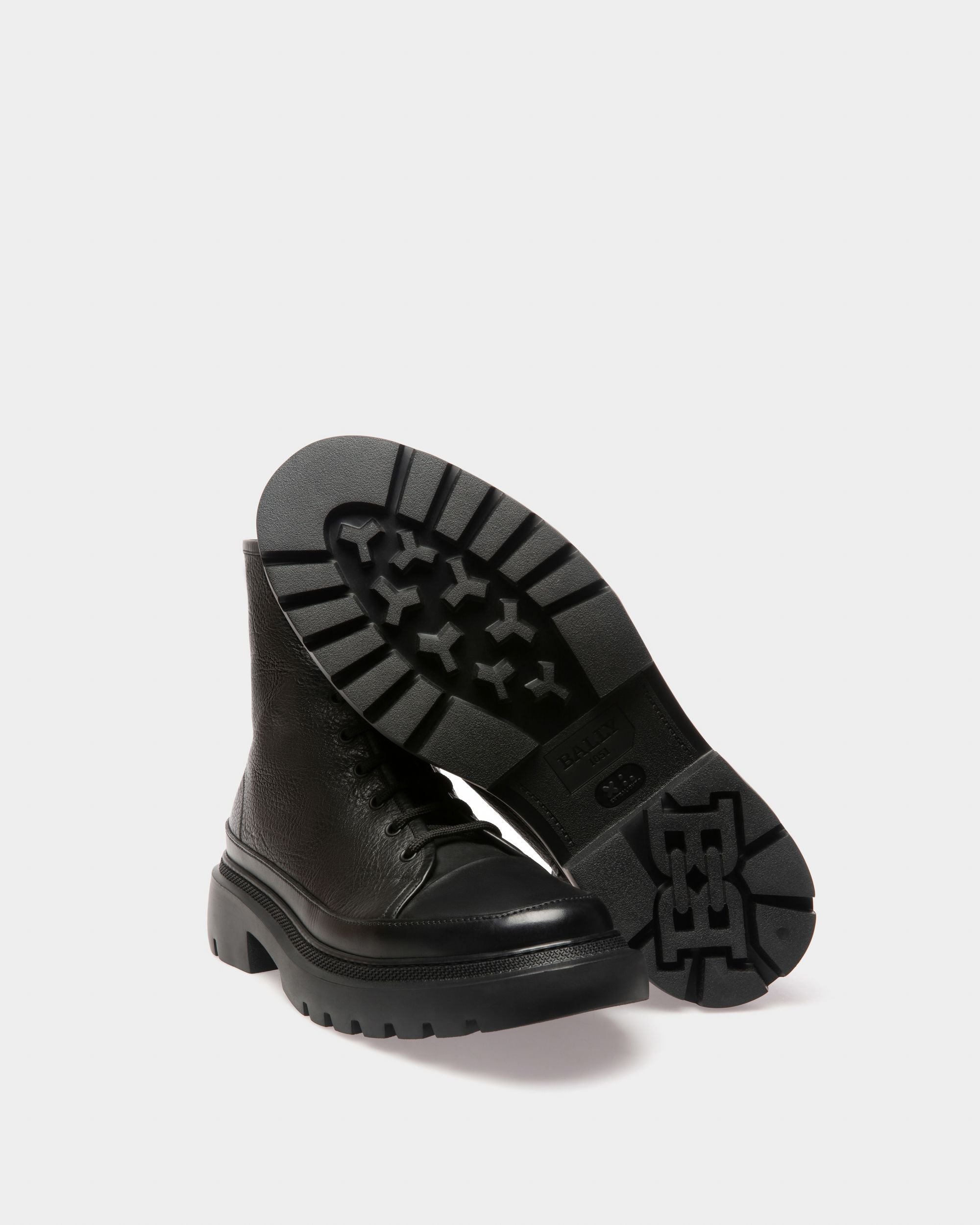 Vatiz Botines En Cuero De Color Negro - Hombre - Bally - 05