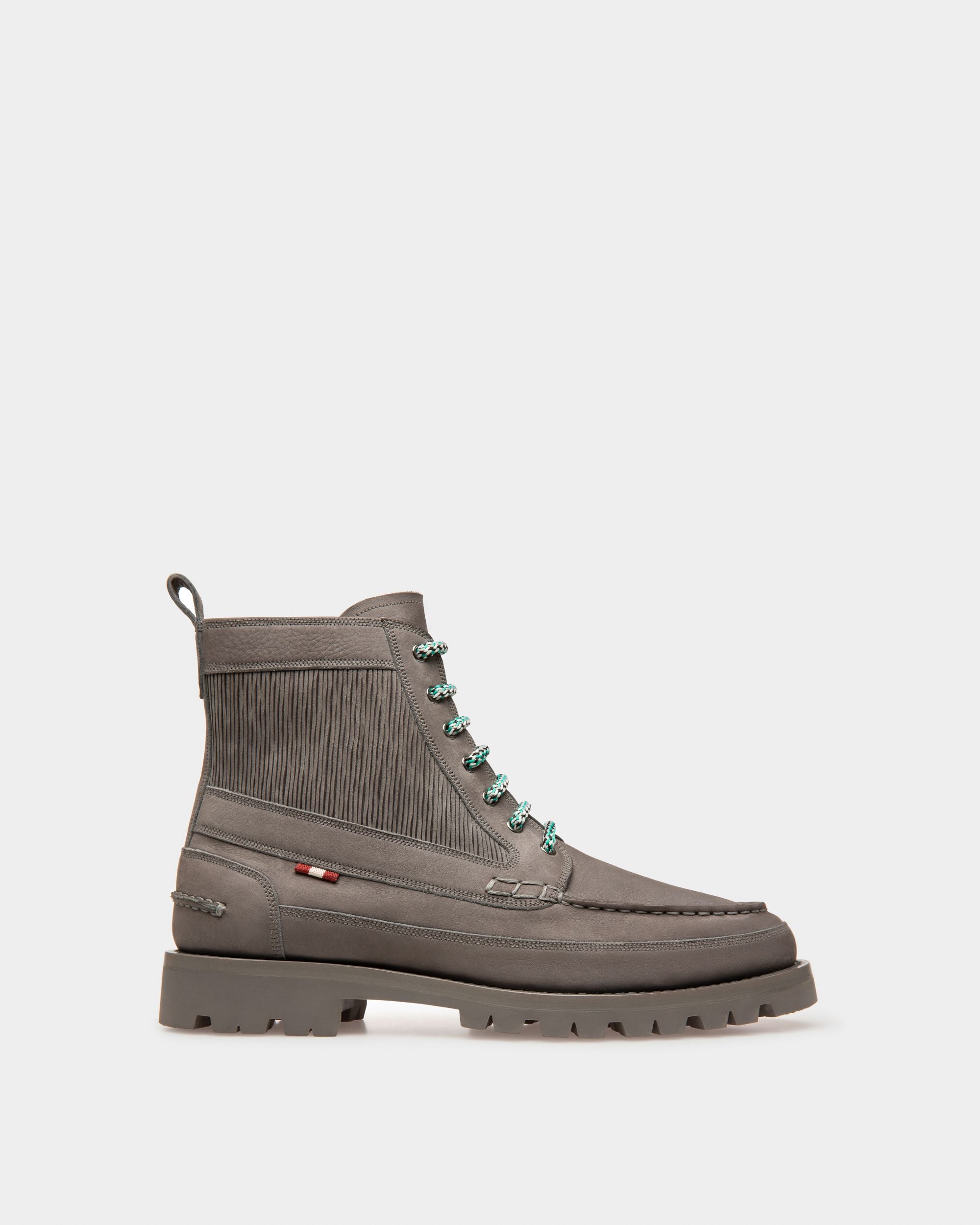 Treldon Botas En Cuero De Color Mineral Oscuro - Hombre - Bally - 01