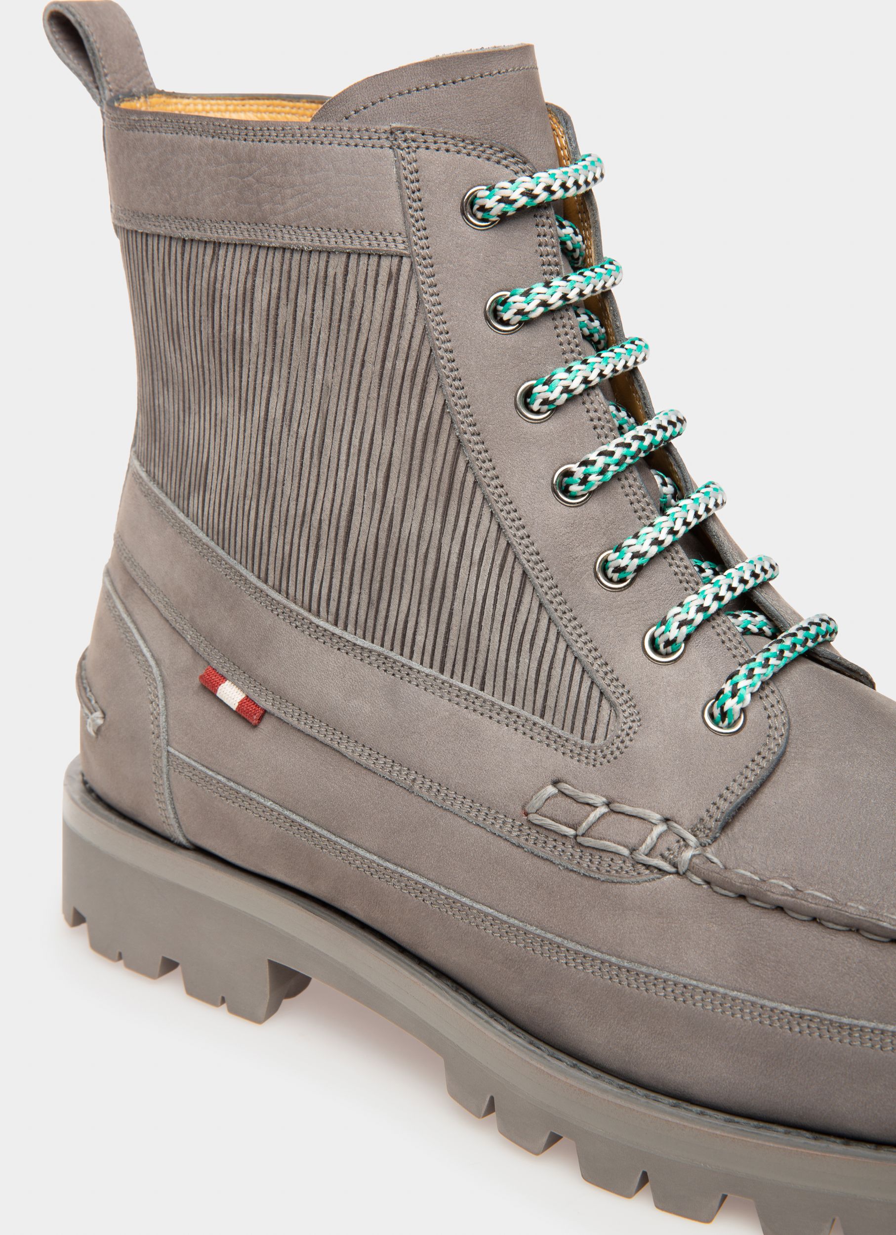 Treldon Botas En Cuero De Color Mineral Oscuro - Hombre - Bally - 06
