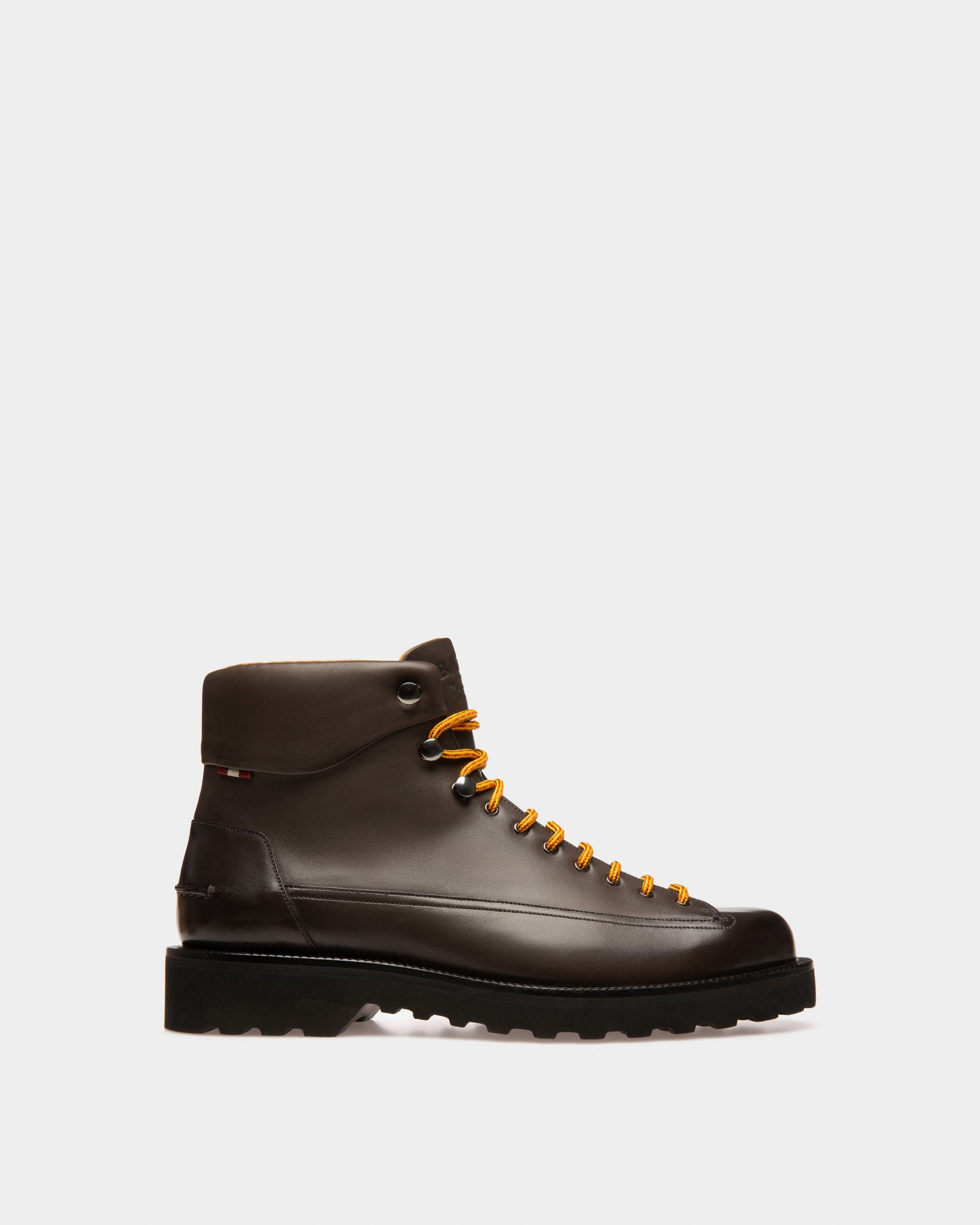 Bota Nottingham De Piel Verde Militar - Hombre - Bally - 01