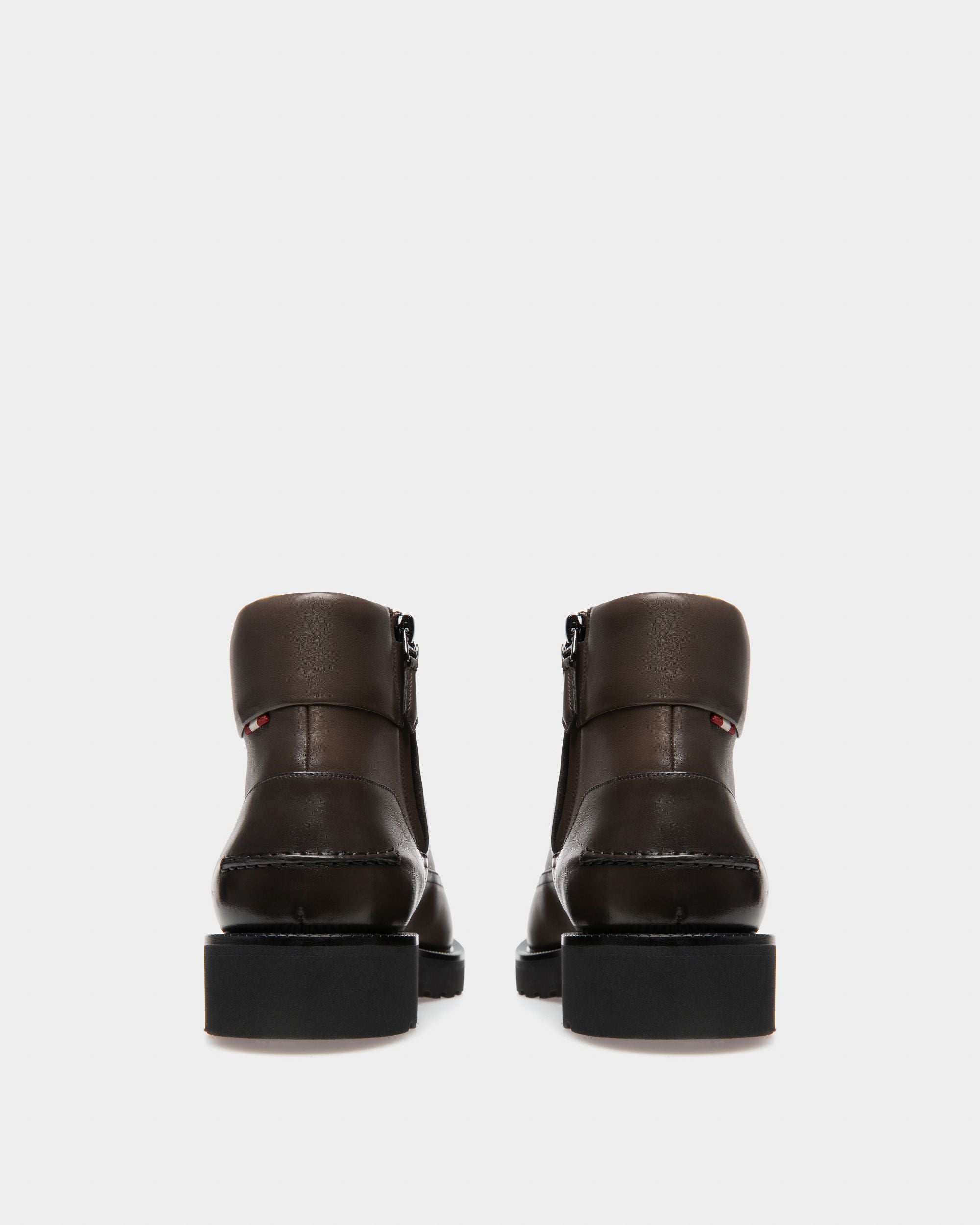 Bota Nottingham De Piel Verde Militar - Hombre - Bally - 03