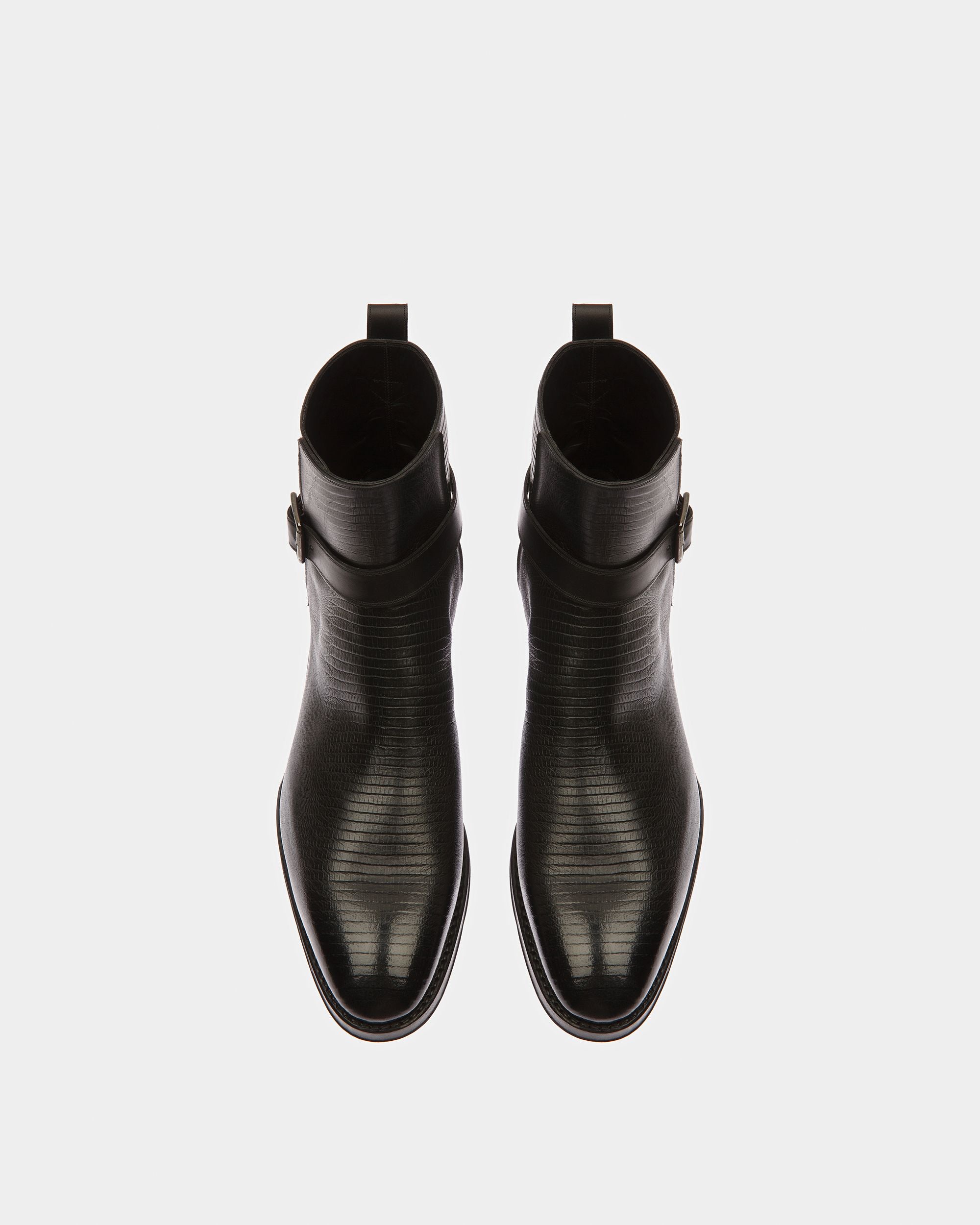 Scaviel Botas De Piel En Negro - Hombre - Bally - 02