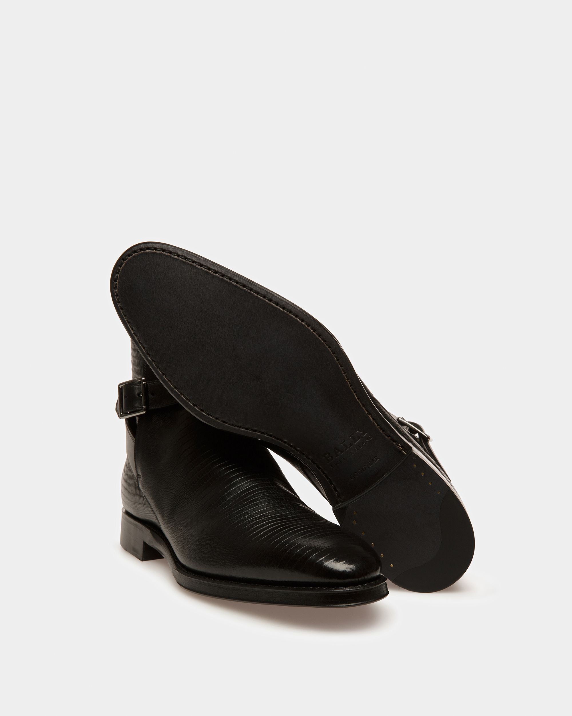 Scaviel Botas De Piel En Negro - Hombre - Bally - 05