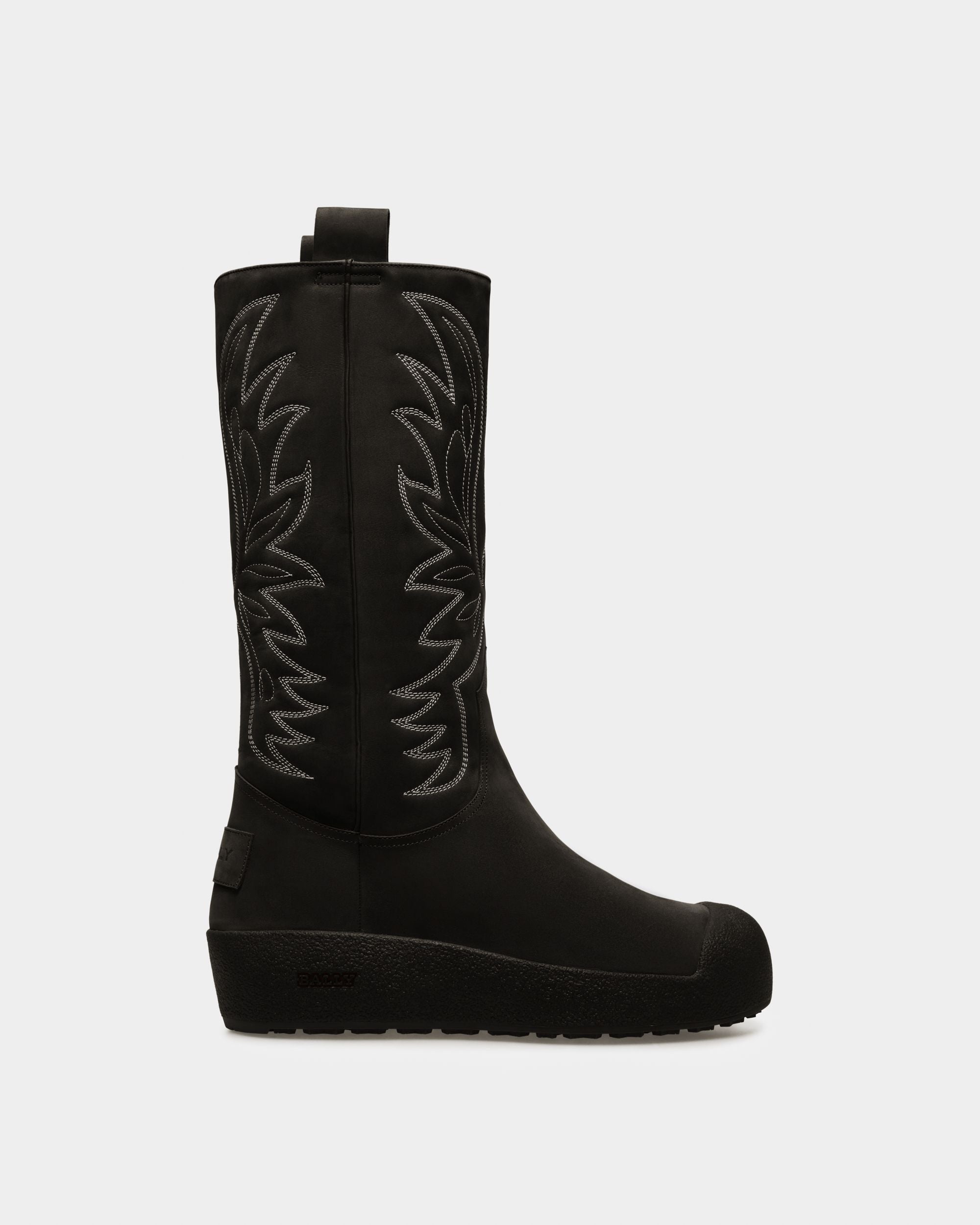 Montana Botas De Piel Para La Nieve En Negro - Hombre - Bally - 01