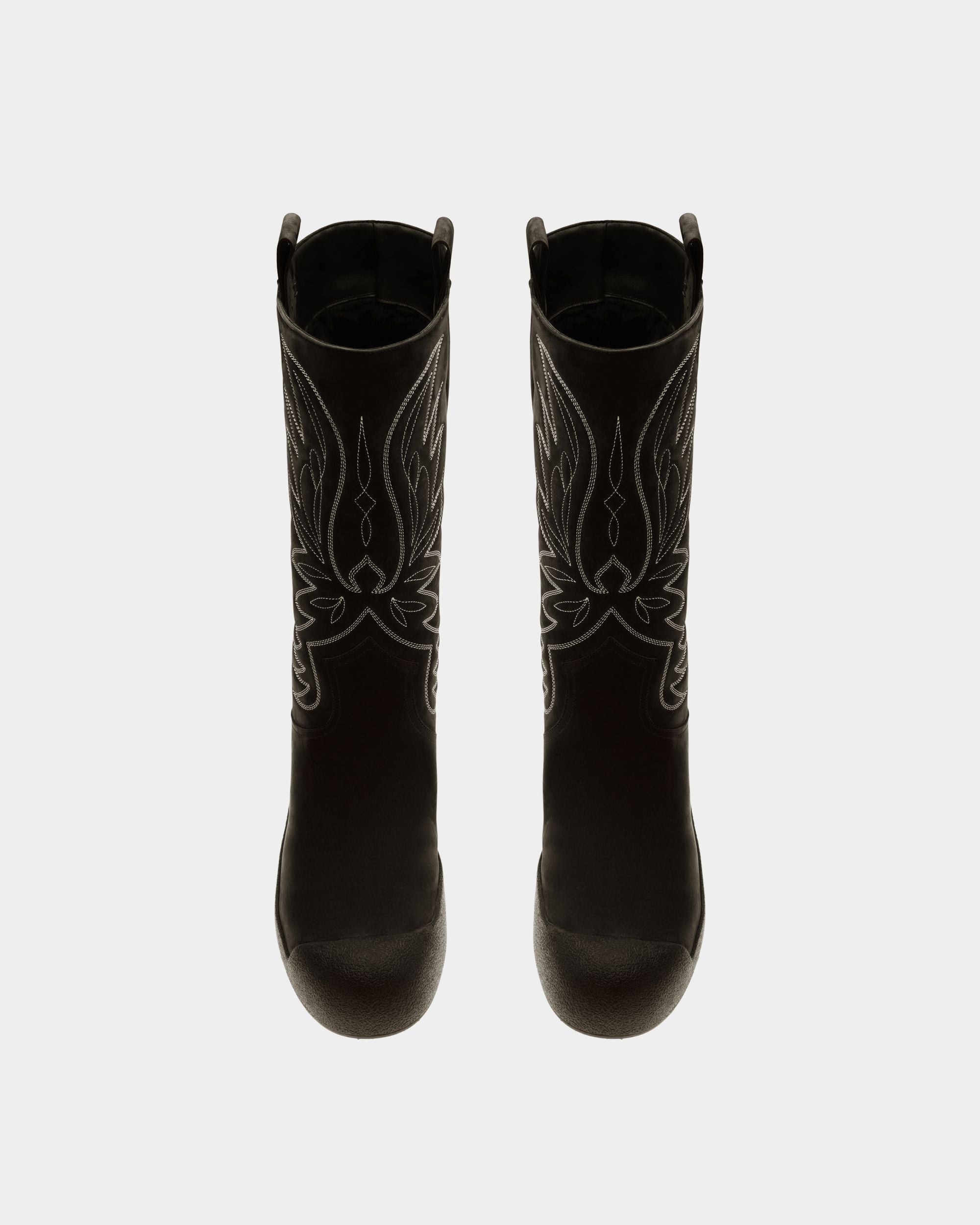 Montana Botas De Piel Para La Nieve En Negro - Hombre - Bally - 02