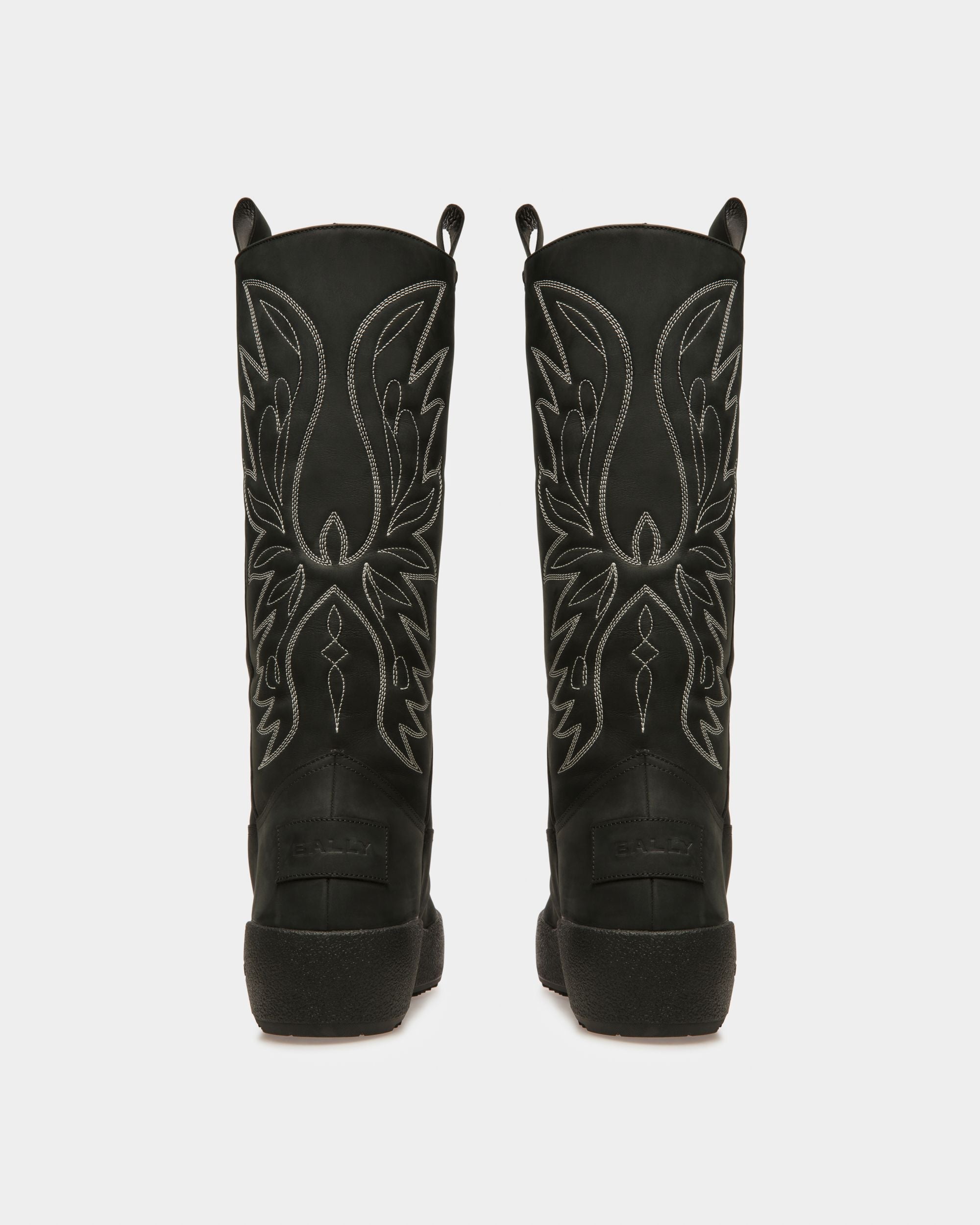 Montana Botas De Piel Para La Nieve En Negro - Hombre - Bally - 03