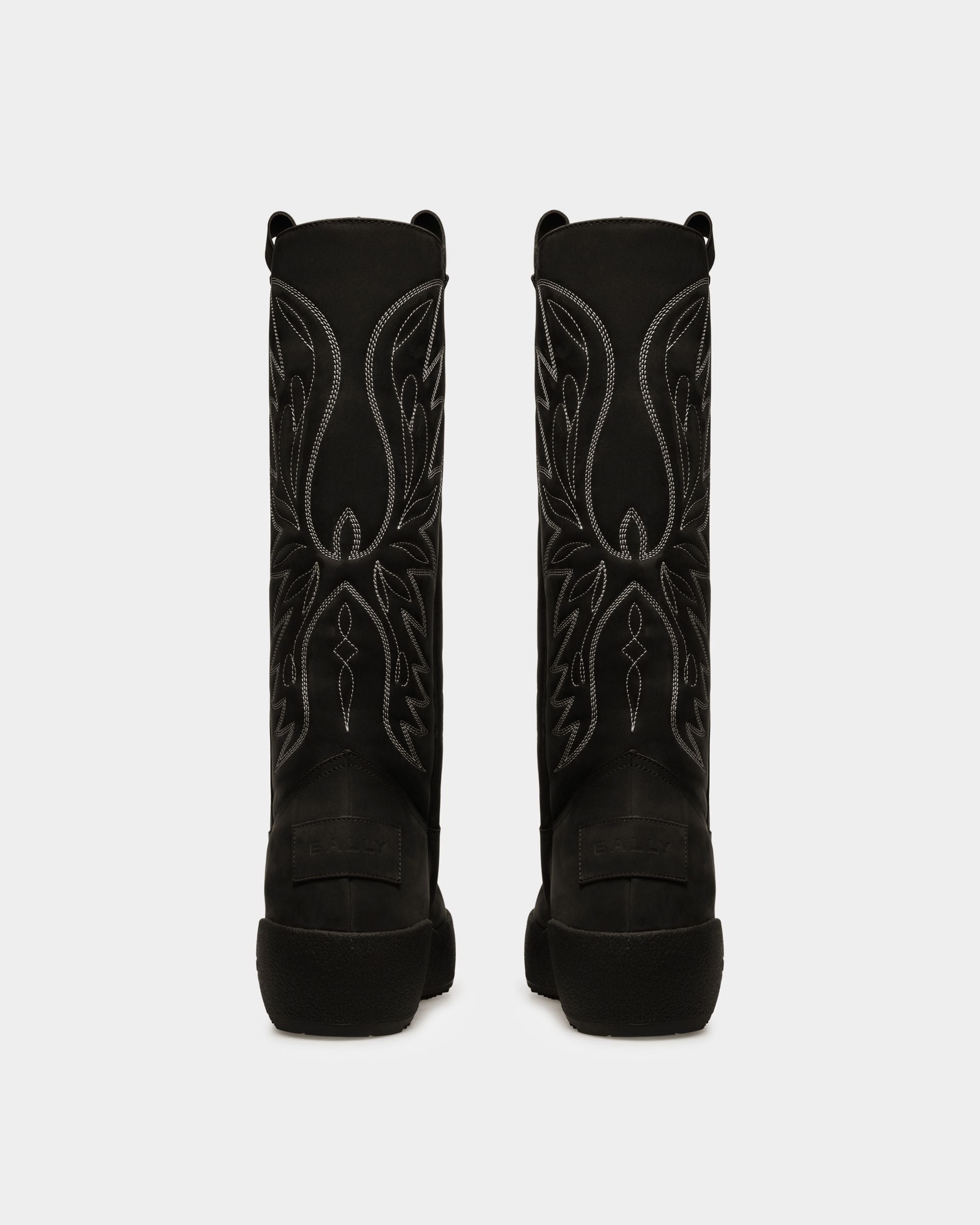 Montana Botas De Piel Para La Nieve En Negro - Hombre - Bally - 04