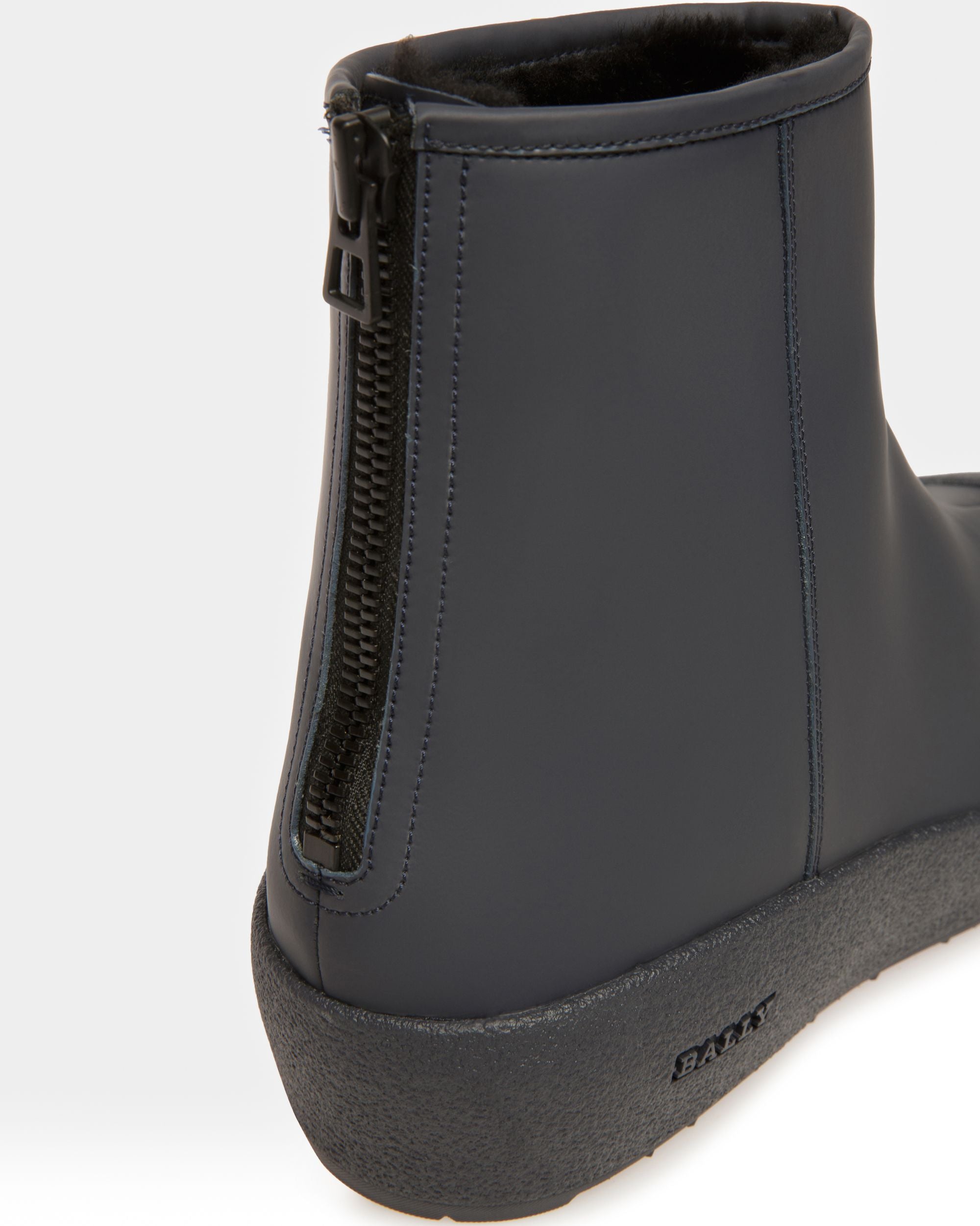 Bernina Botas De Piel Para La Nieve En Azul Marino - Hombre - Bally - 06