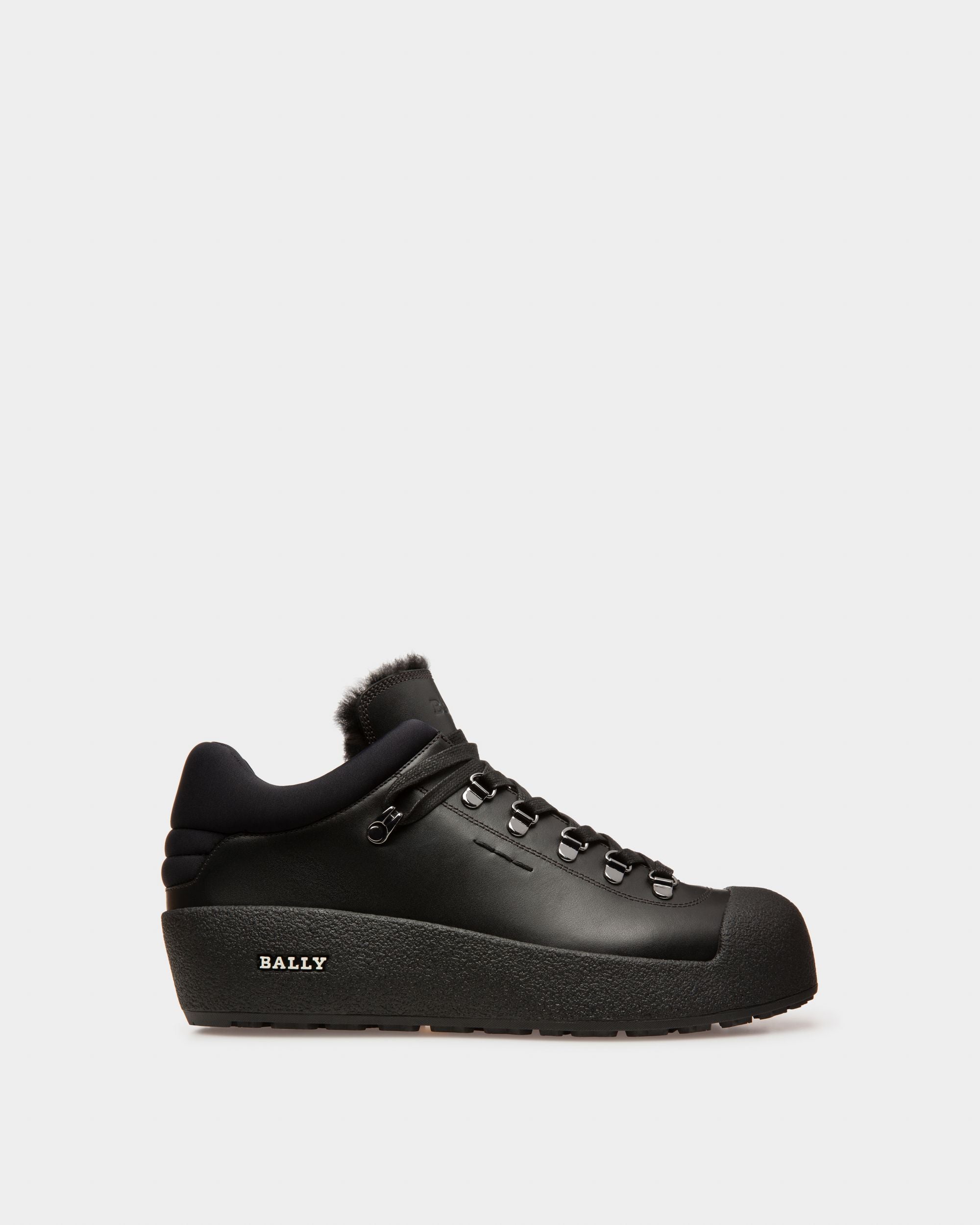 Curyal Botas De Nieve En Piel De Color Negro - Hombre - Bally - 01