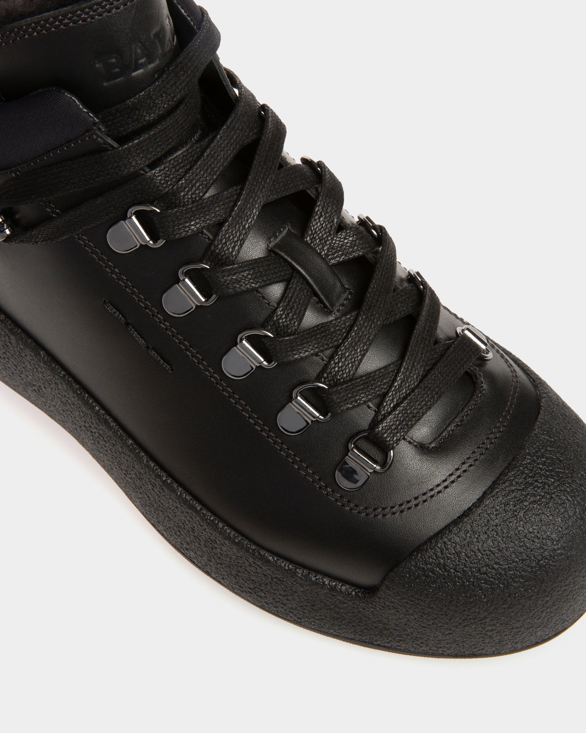 Curyal Botas De Nieve En Piel De Color Negro - Hombre - Bally - 06