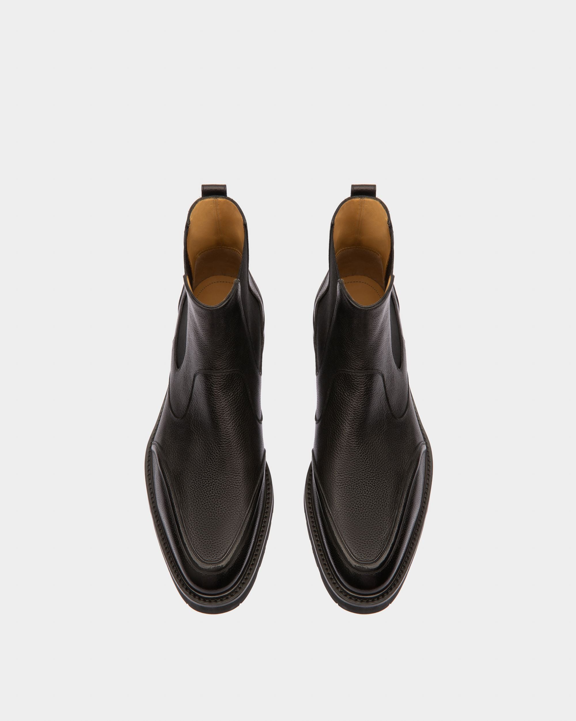 Mildor Leather Boots In Black - Men's - Bally - 02