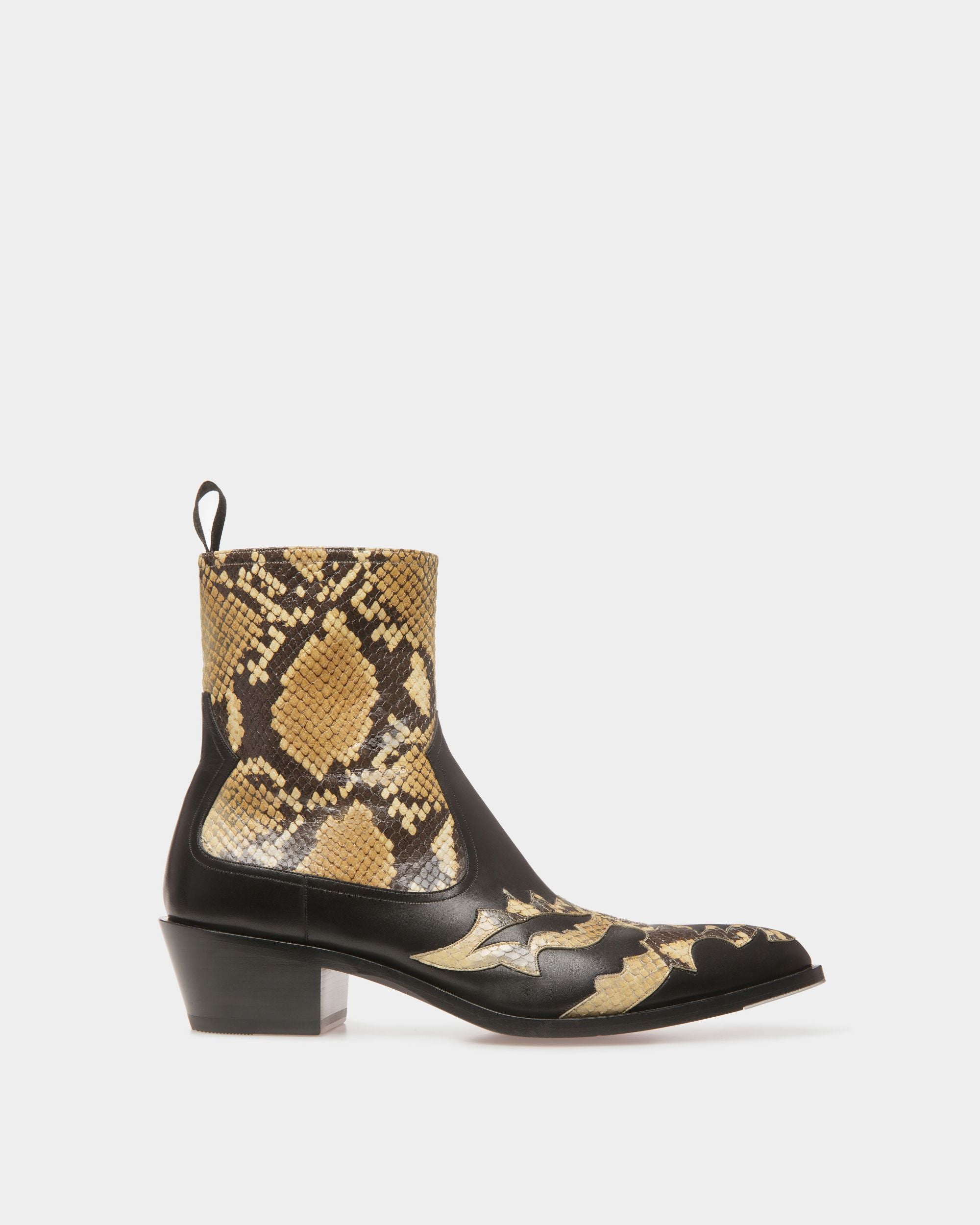 Vegas Bootie In Black - Men's - Bally - 01