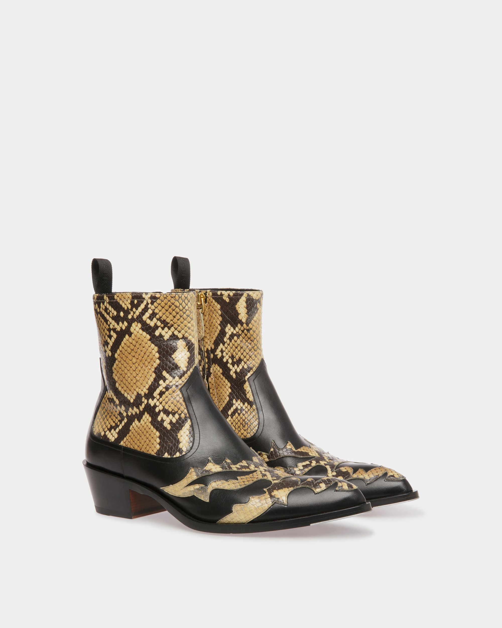 Vegas Bootie In Black - Men's - Bally - 02
