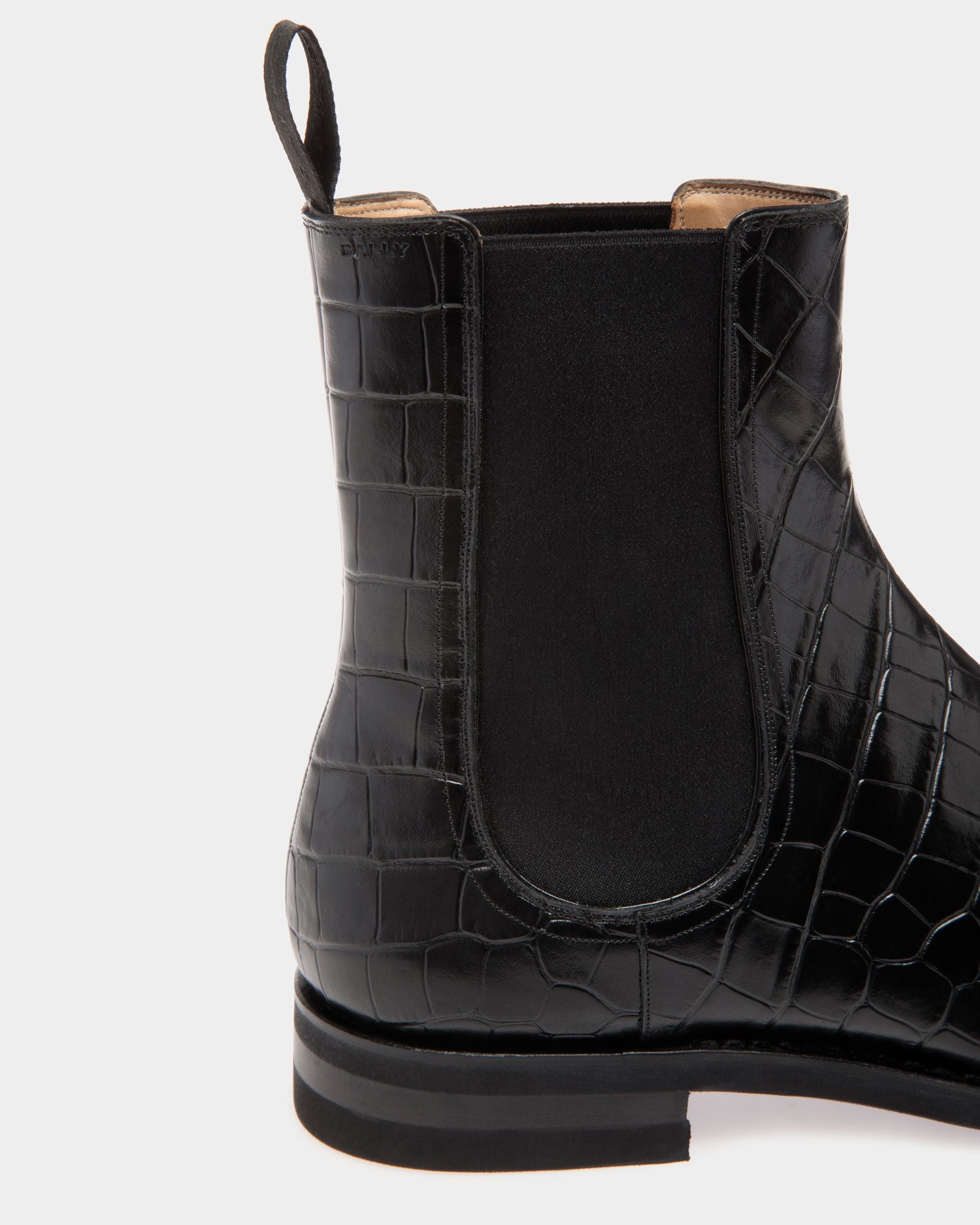 Scribe Boots In Black Leather - Hombre - Bally - 05