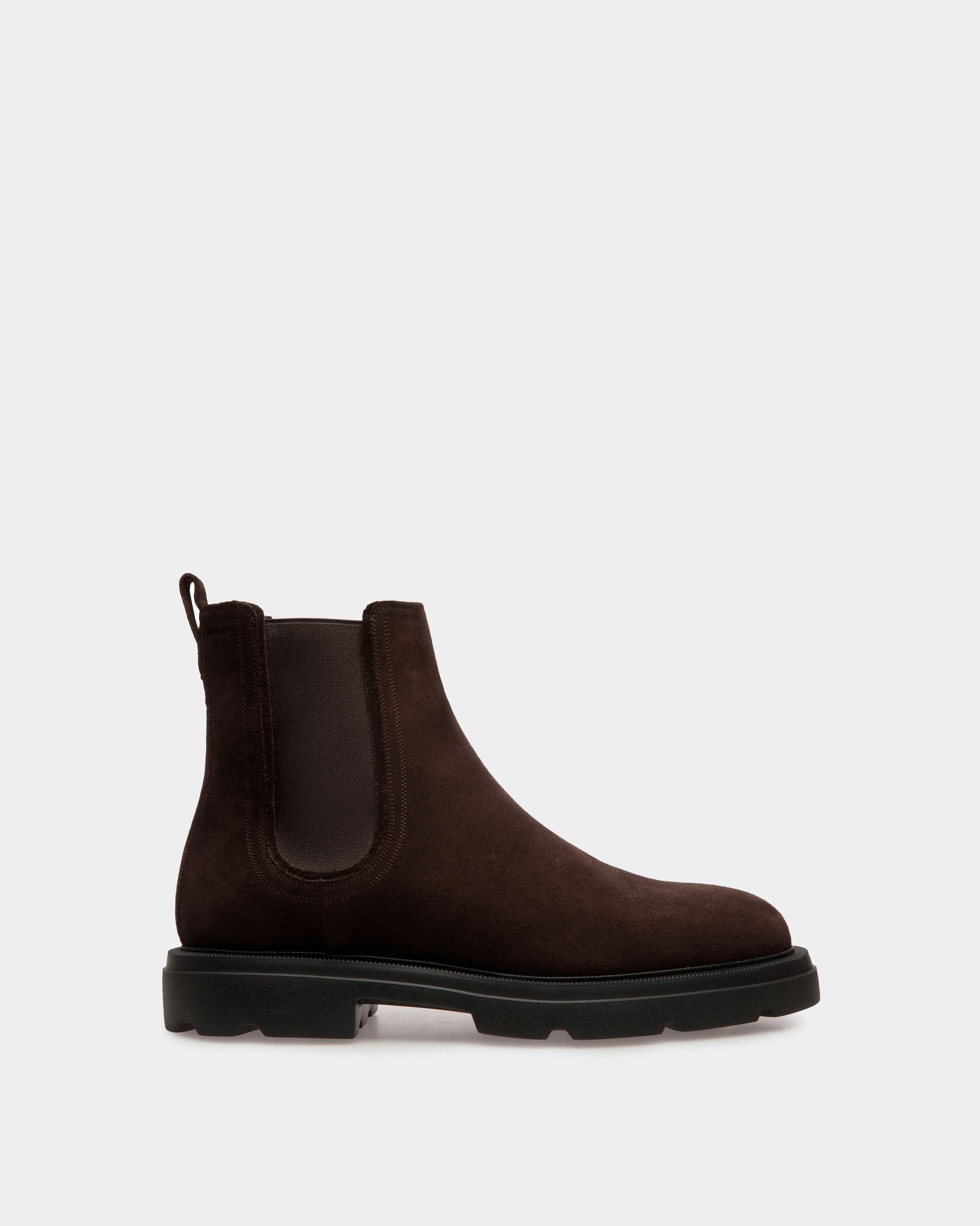 Botines Zurich De Ante Marrón - Hombre - Bally - 01