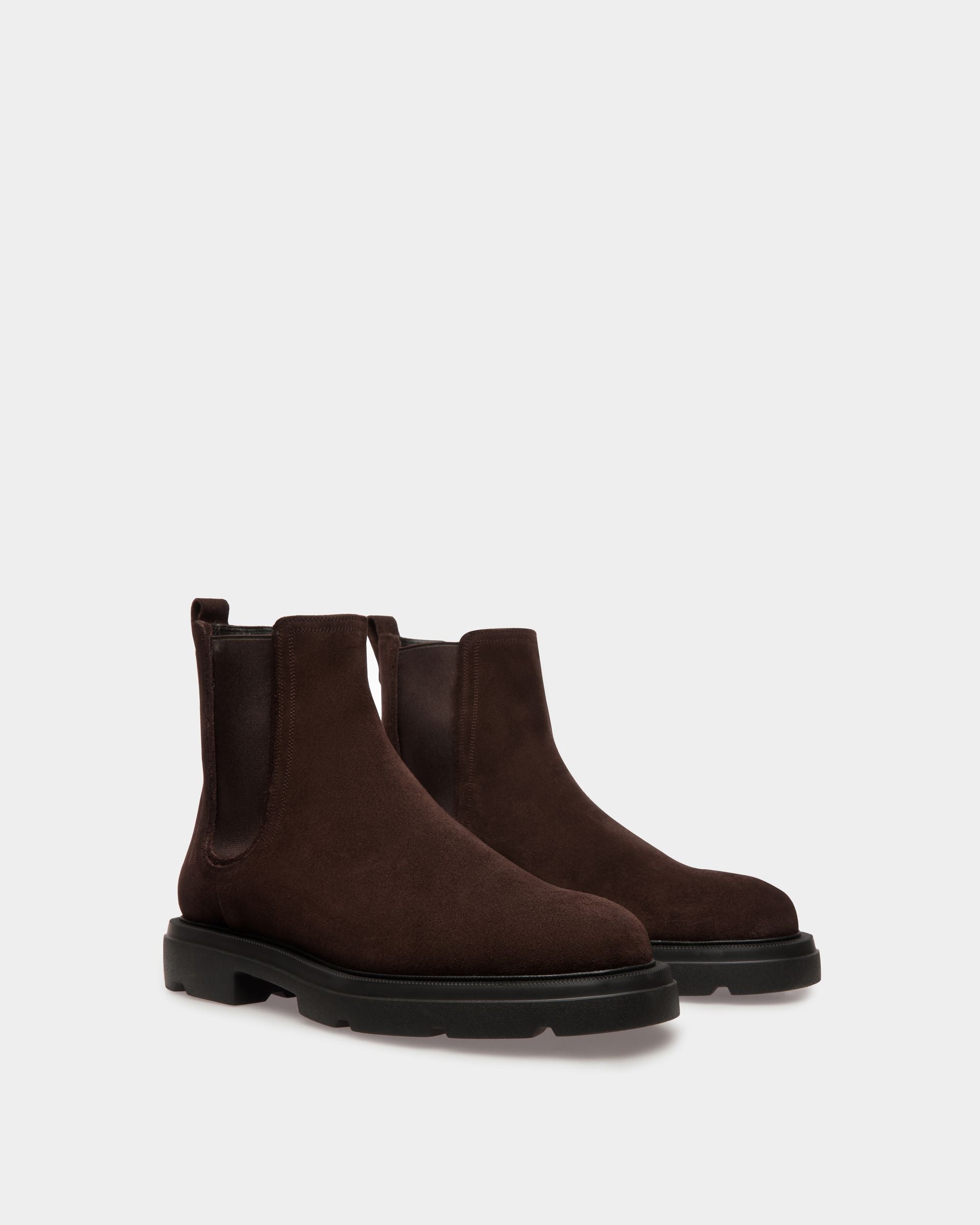 Botines Zurich De Ante Marrón - Hombre - Bally - 03