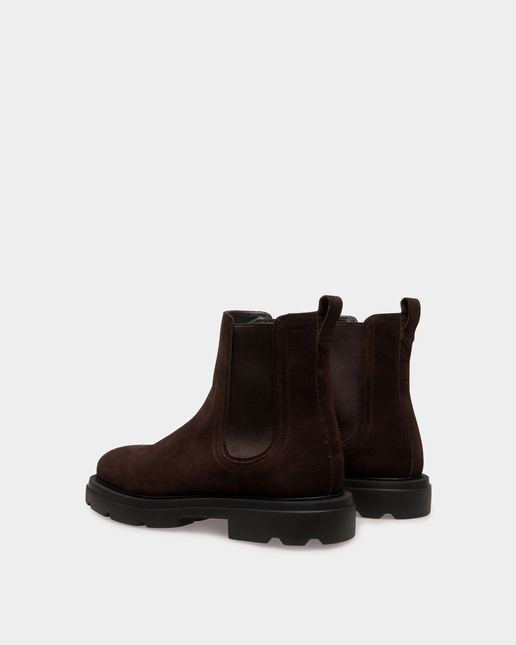Botines Zurich De Ante Marrón - Hombre - Bally - 04