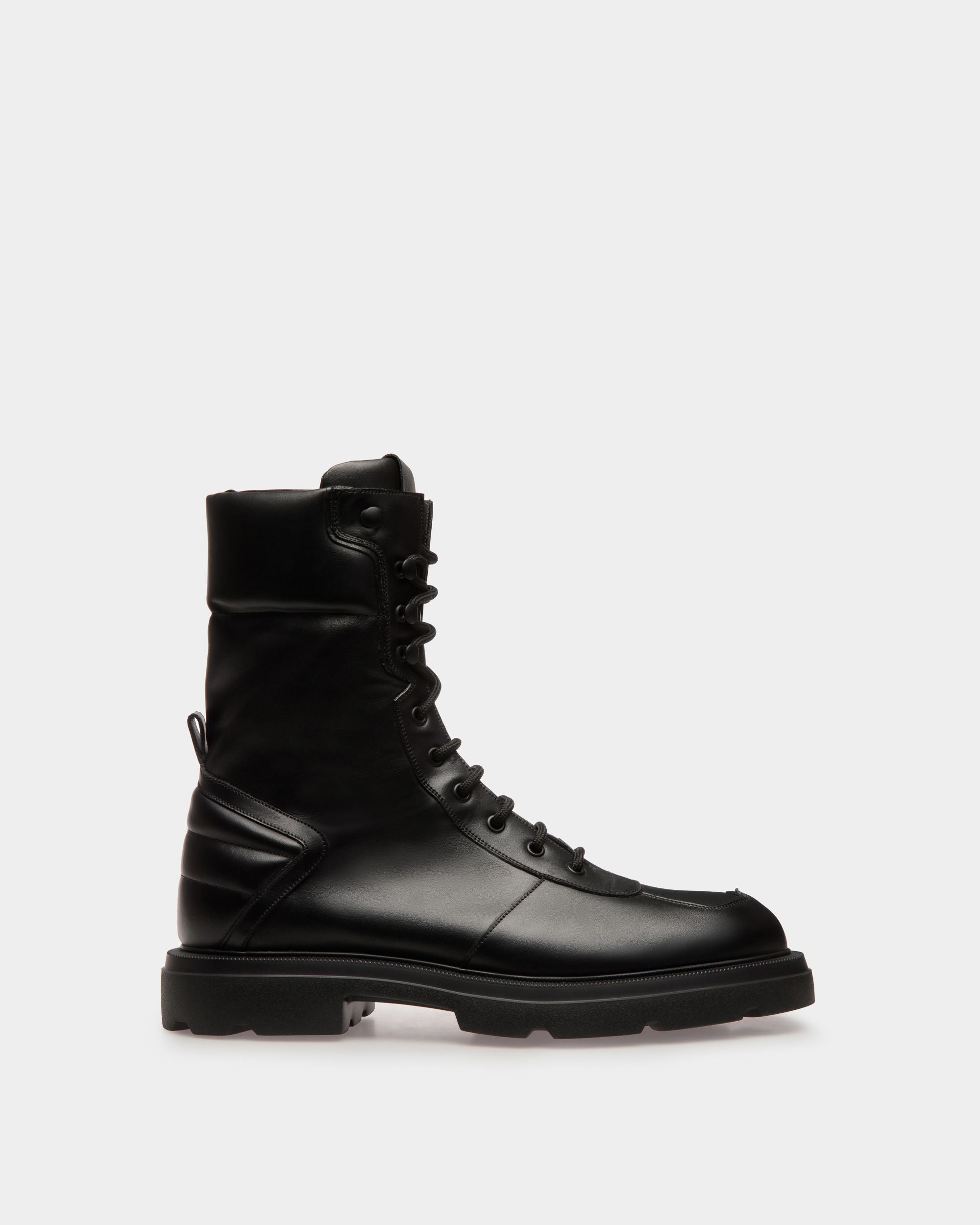 Botas Enga De Piel Negra - Hombre - Bally - 01