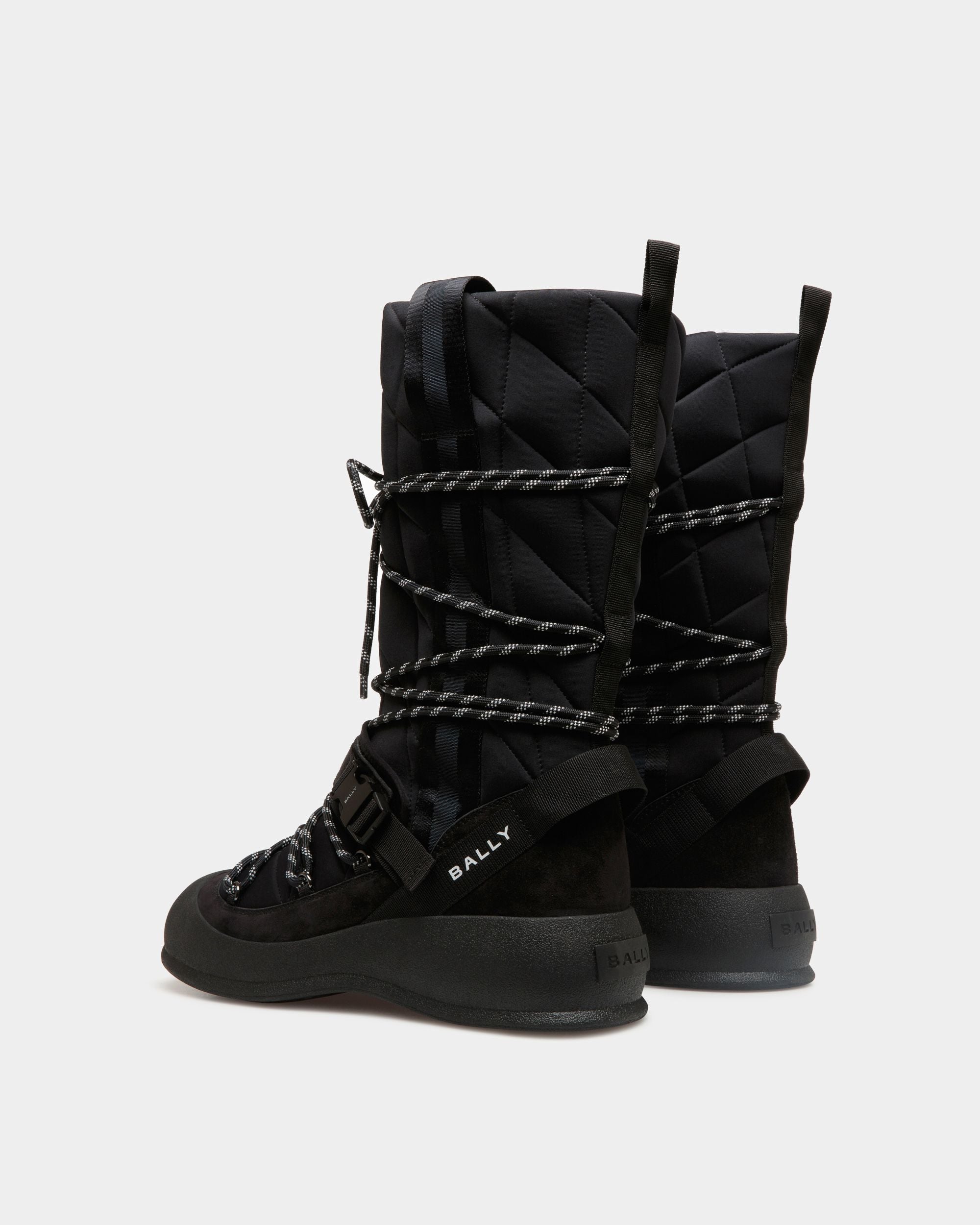 Frei Lace-Up Boot In Black Nylon - Men's - Bally - 04