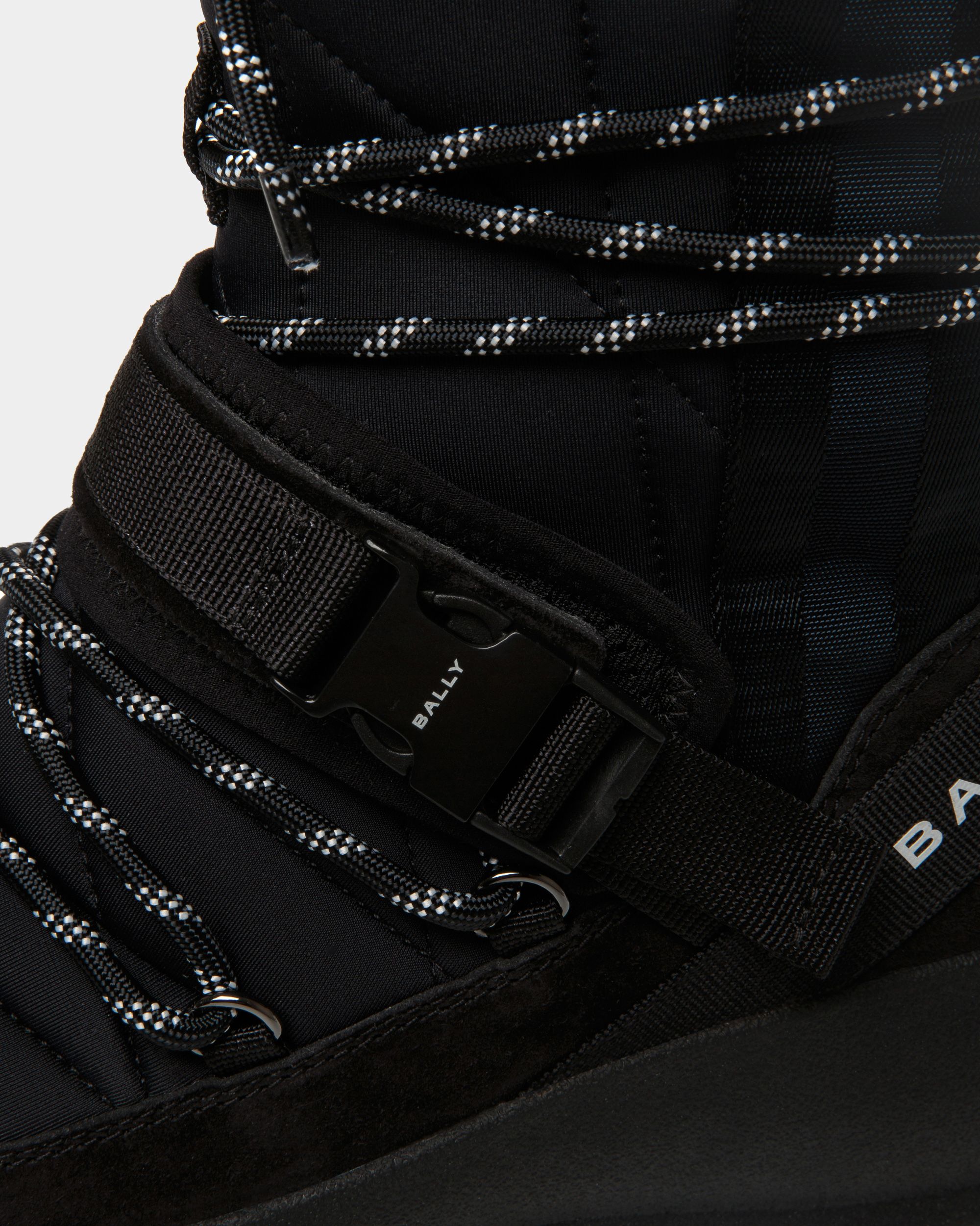 Frei Lace-Up Boot In Black Nylon - Men's - Bally - 06