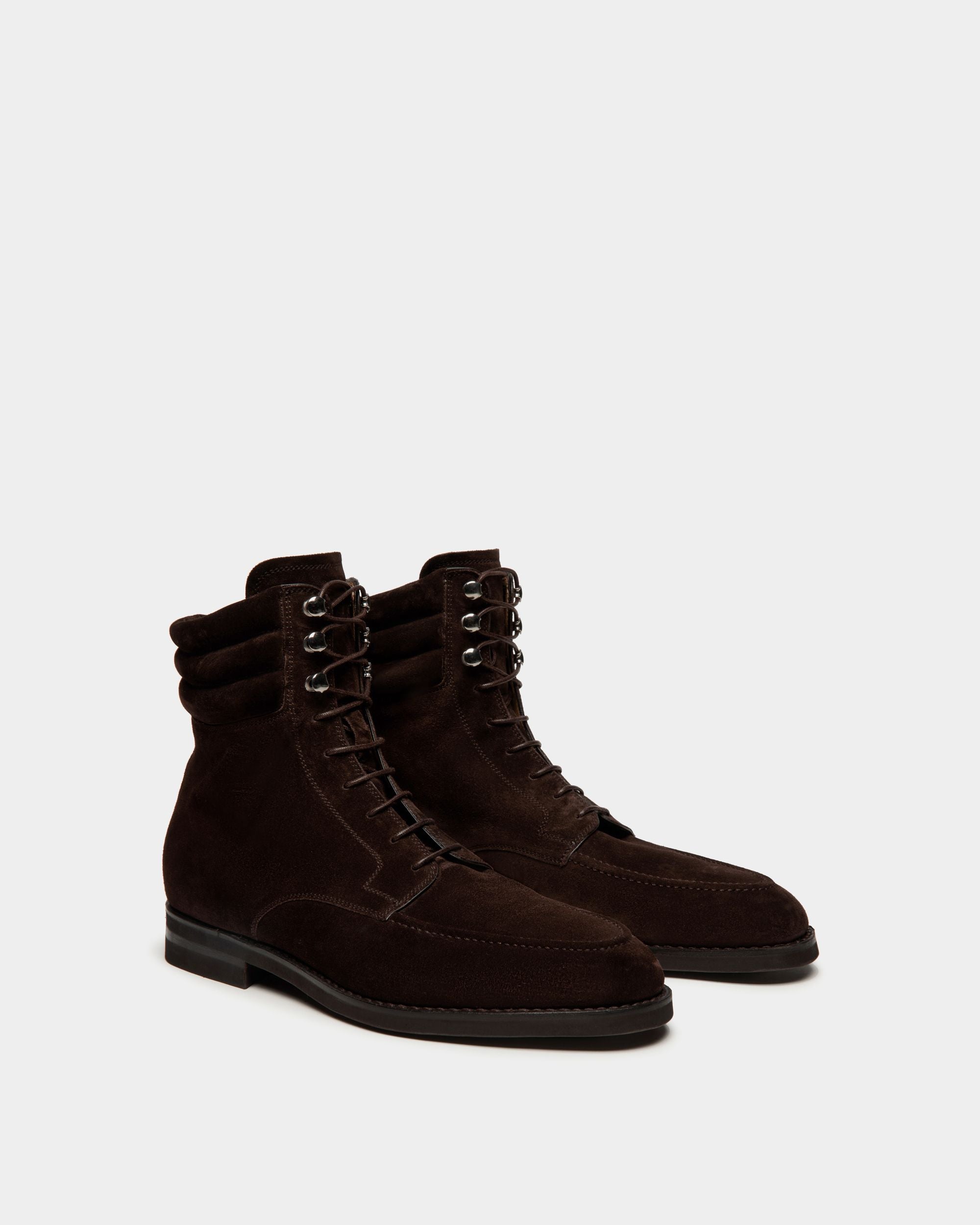 Botín Schoenen De Ante Ébano - Hombre - Bally - 02