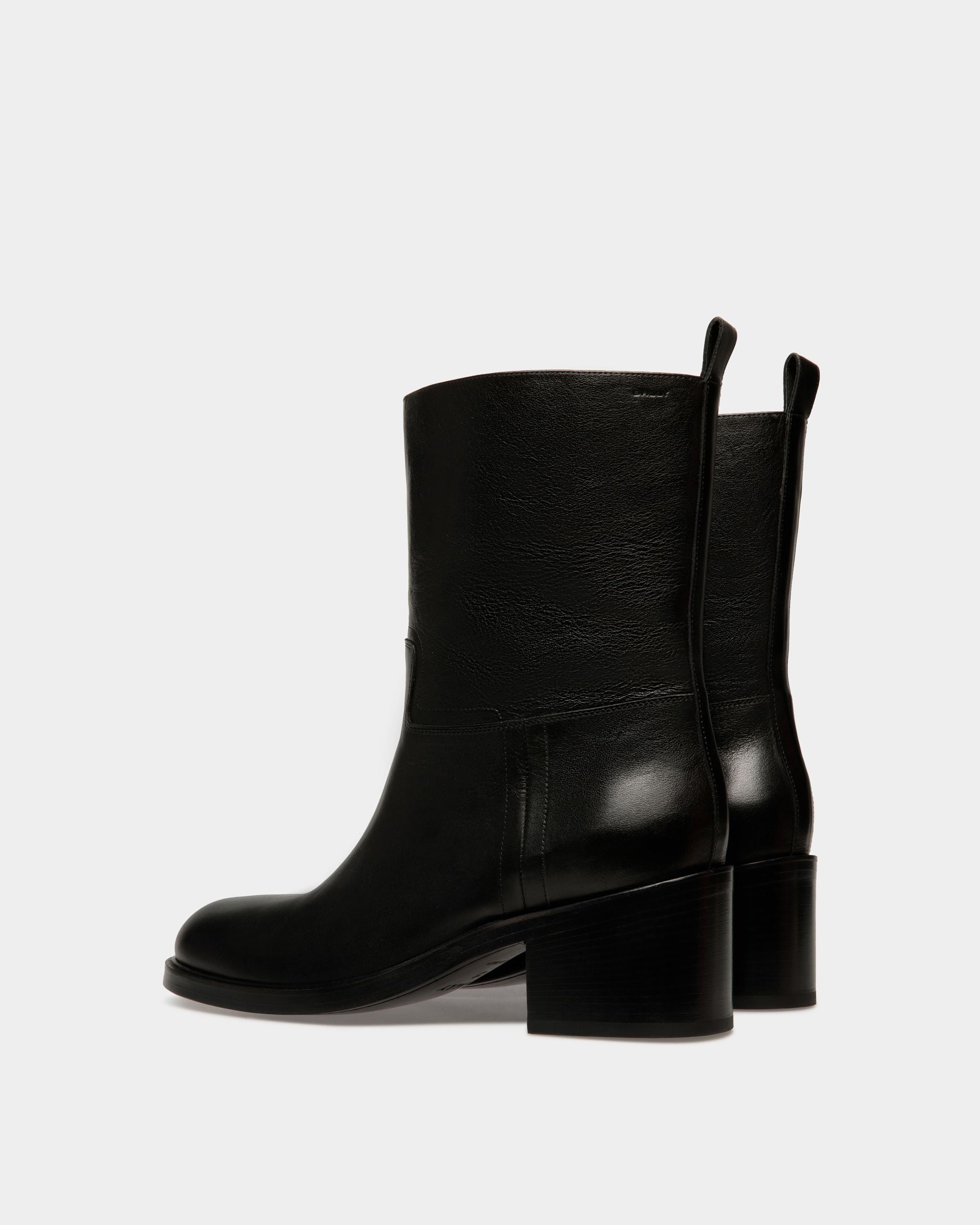 Peggy Boot in Black Leather - Men's - Bally - 04
