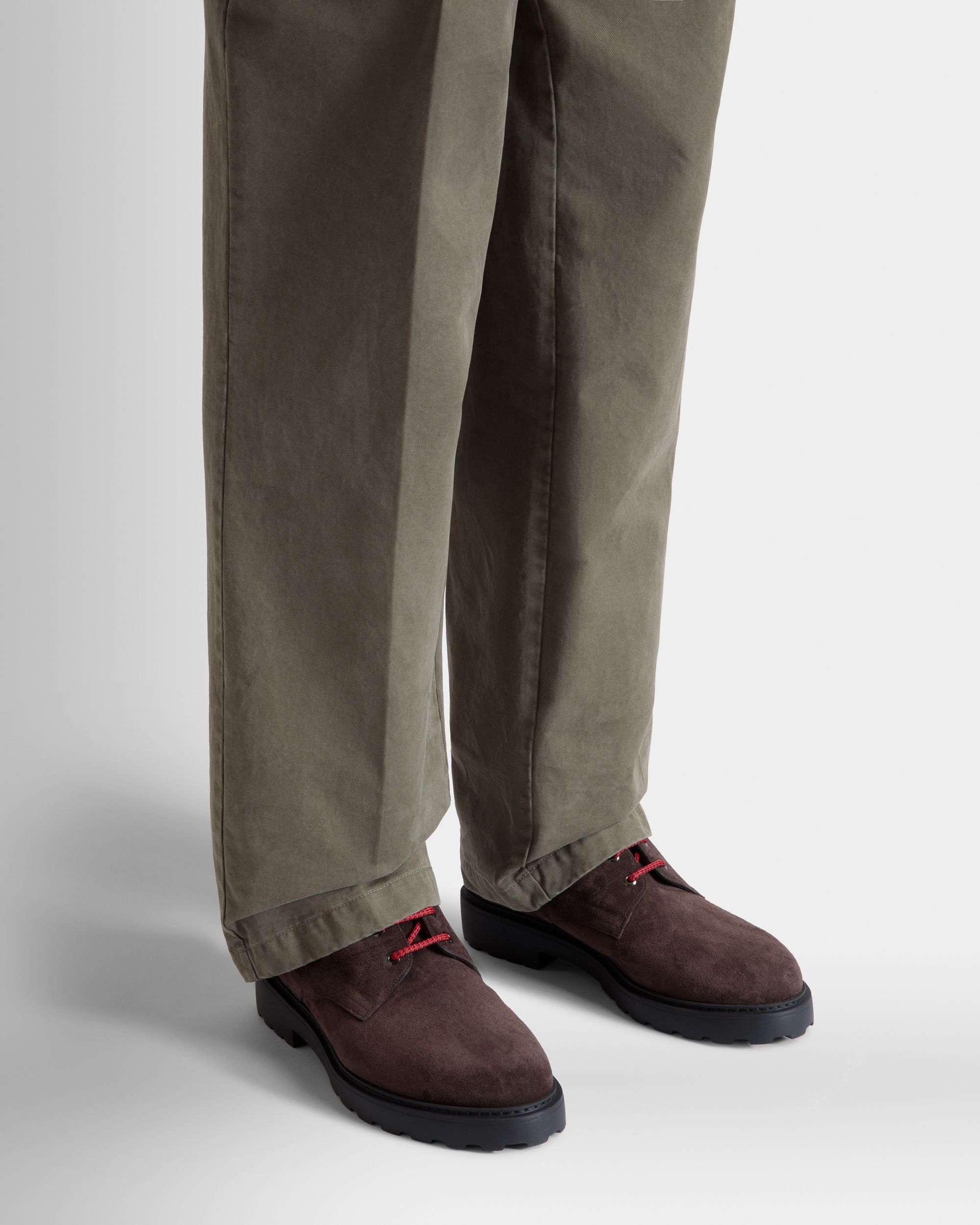 Gusto Bootie in Ebano Suede - Men's - Bally - 02