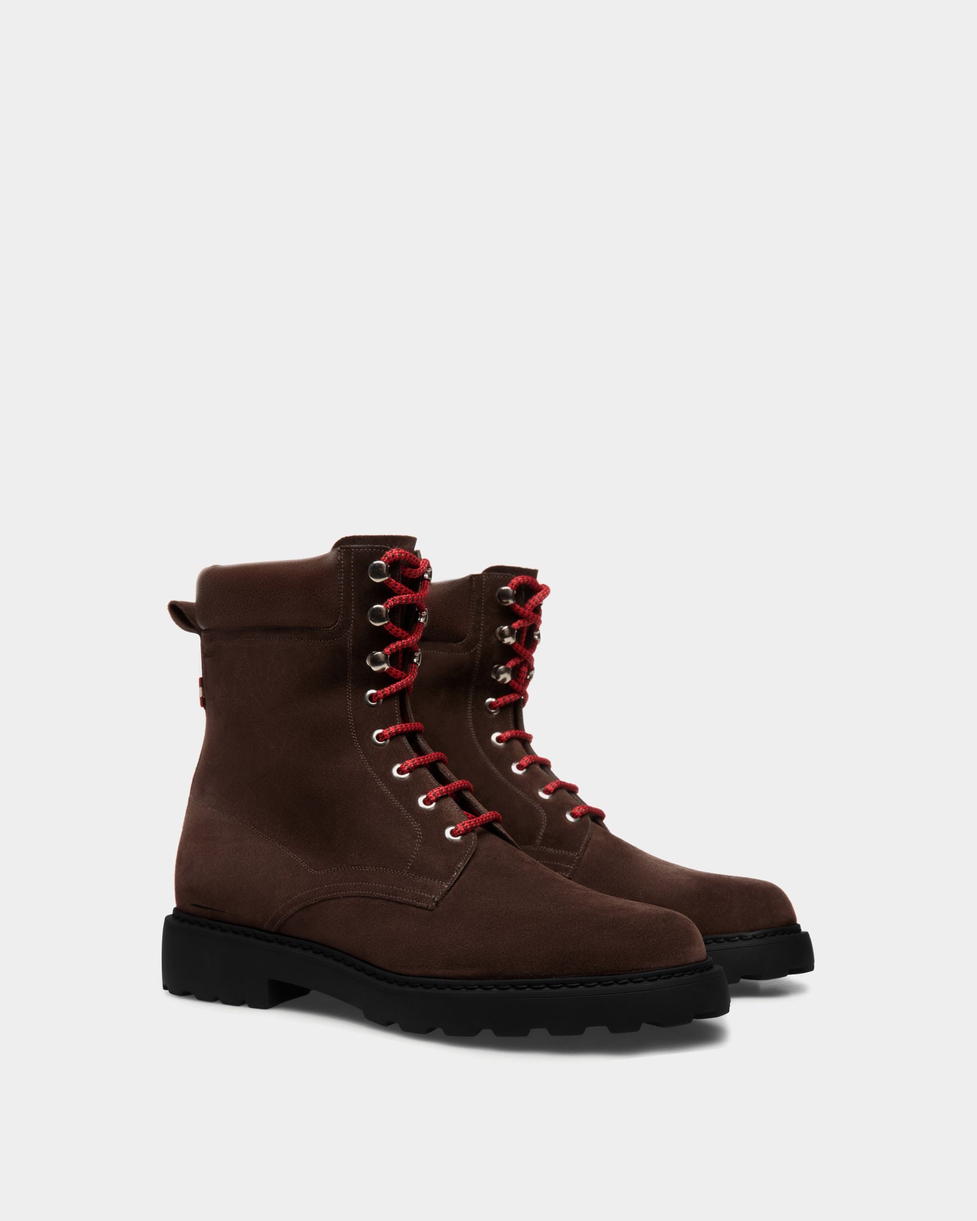 Gusto Bootie in Ebano Suede - Men's - Bally - 03