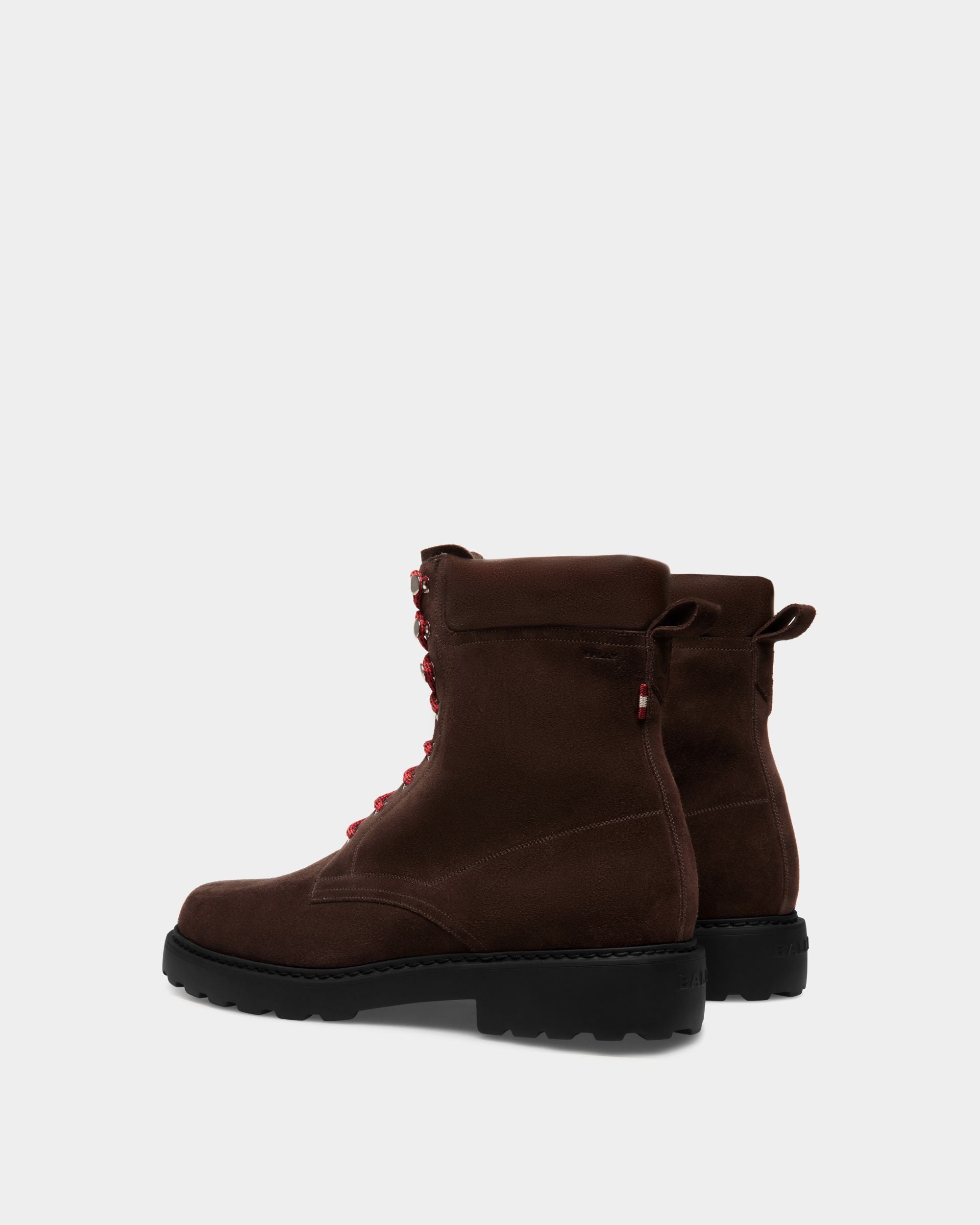 Gusto Bootie in Ebano Suede - Men's - Bally - 04