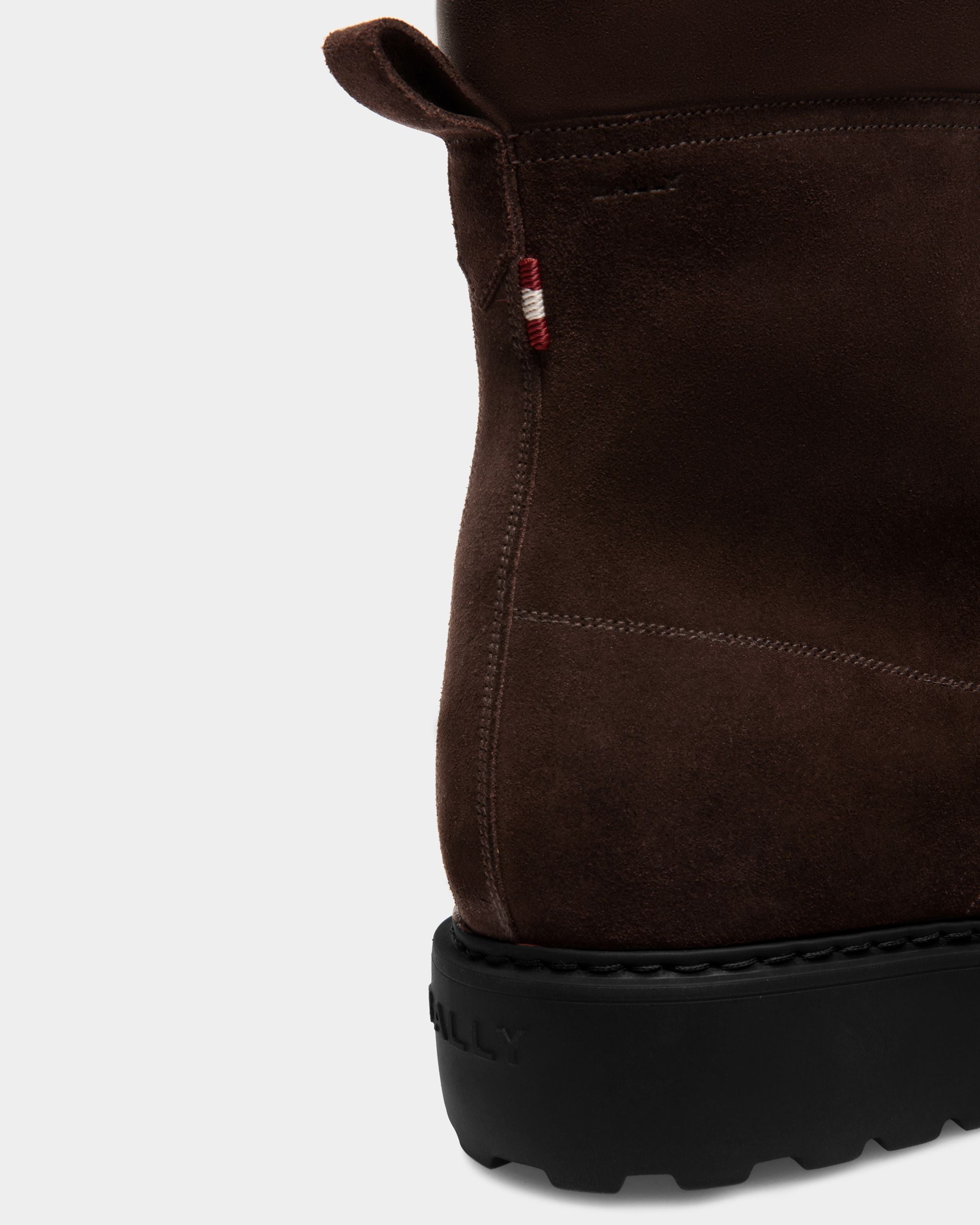 Gusto Bootie in Ebano Suede - Men's - Bally - 05