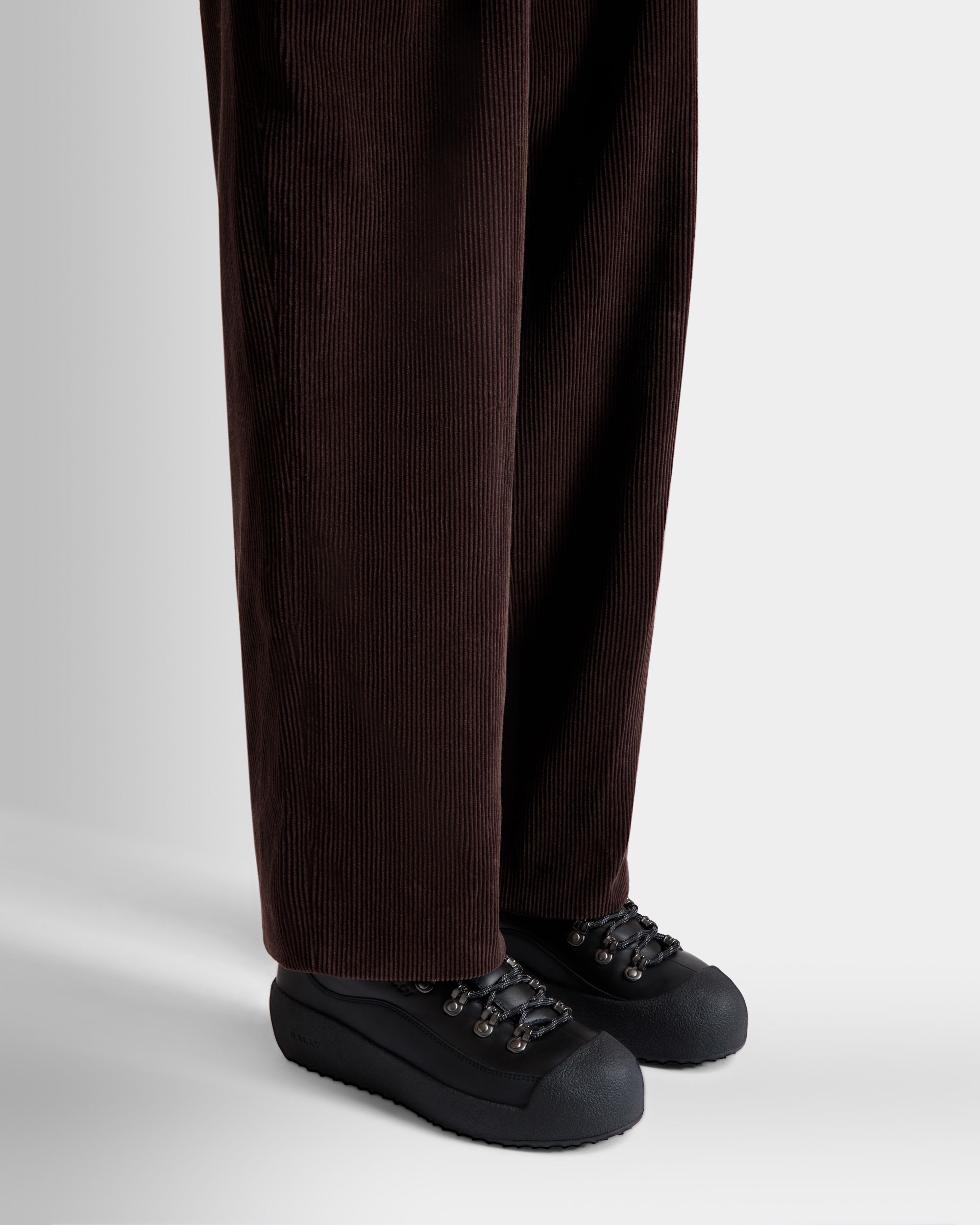 Botín De La Cápsula Winter De Piel Negra - Hombre - Bally - 02