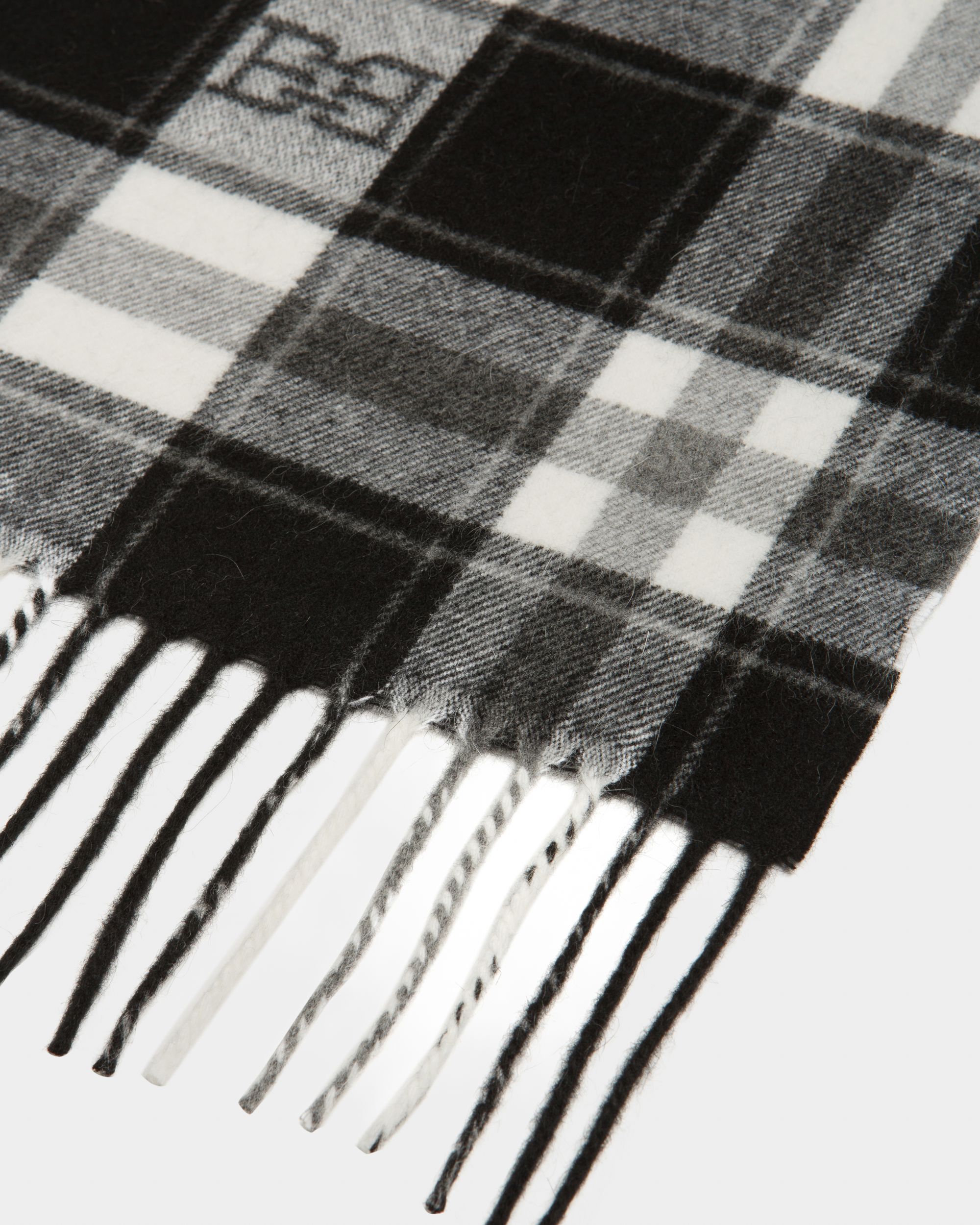 Check Scarf - Men's - Bally - 02