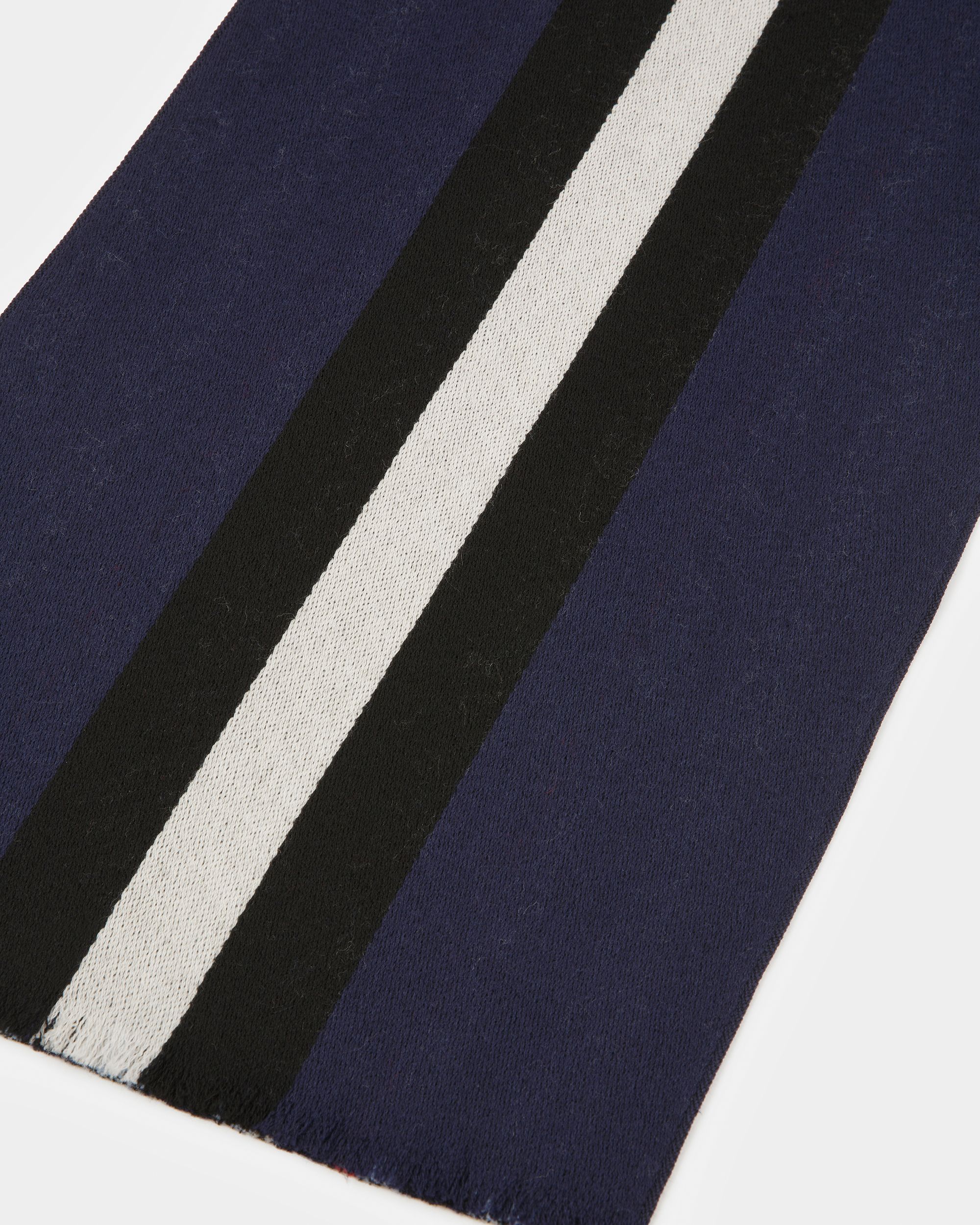 Stripe Chevron Scarf - Men's - Bally - 02