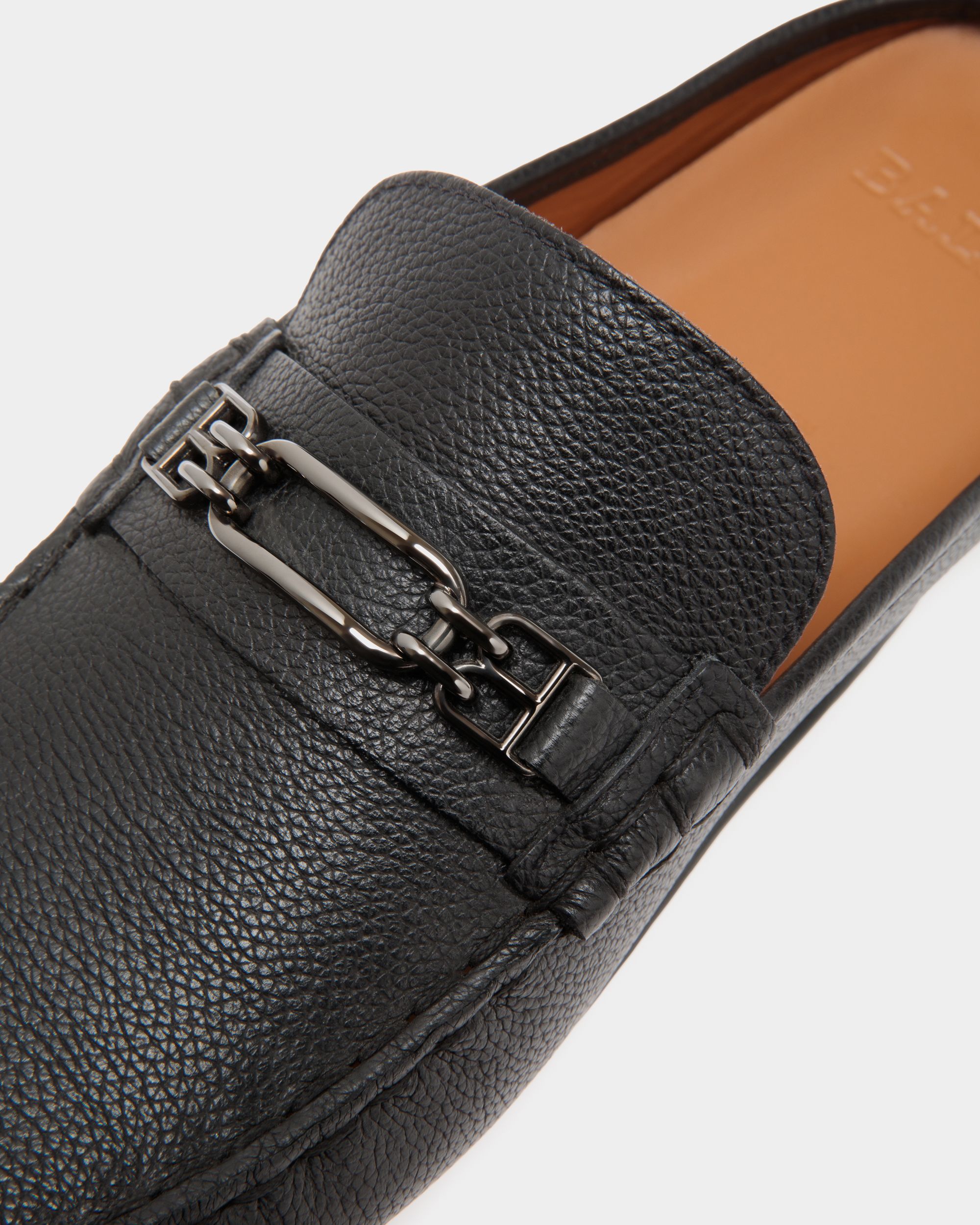 Villeneuve Drivers In Black Leather - Men's - Bally - 05
