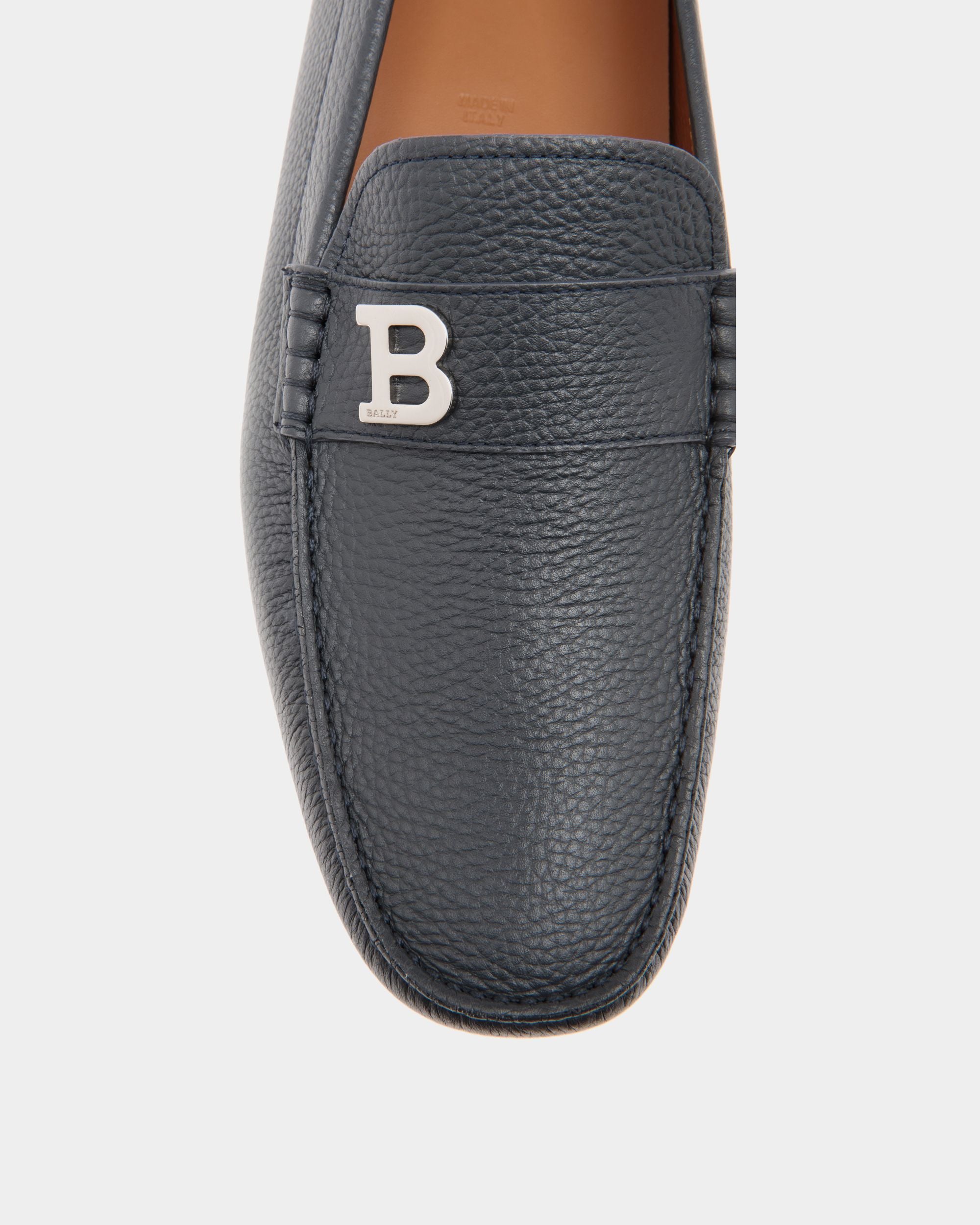 Driver In Blue Leather - Men's - Bally - 05